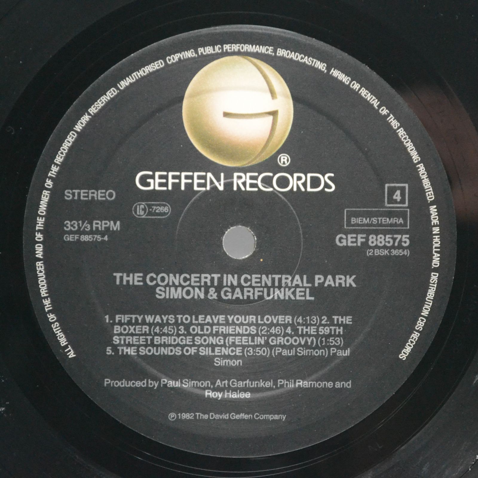 Simon & Garfunkel — The Concert In Central Park (2LP), 1982
