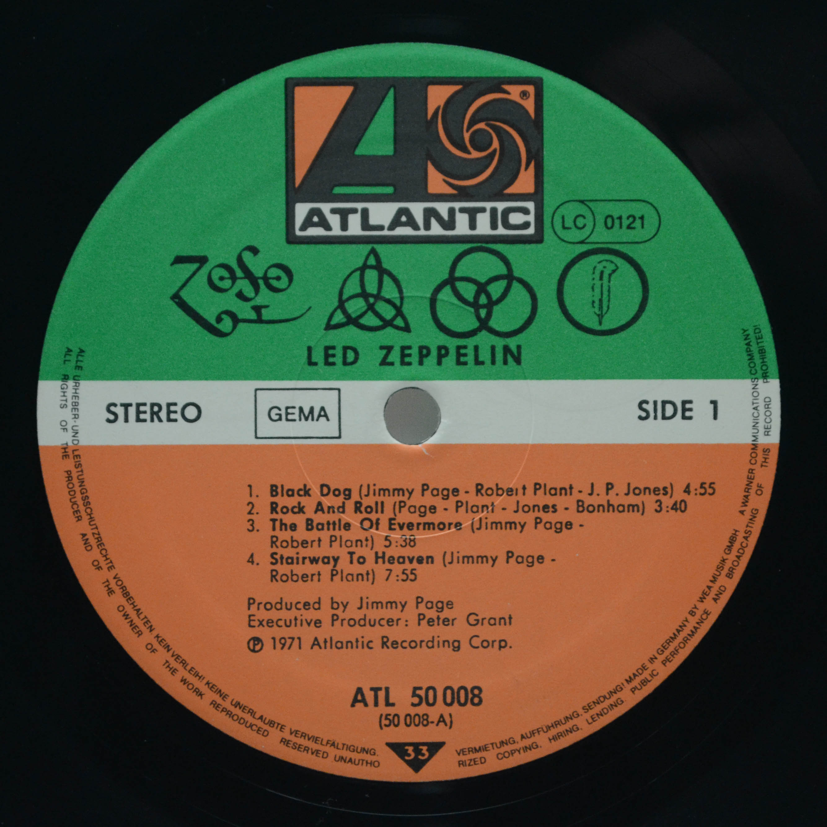 Led Zeppelin — Untitled, 1971