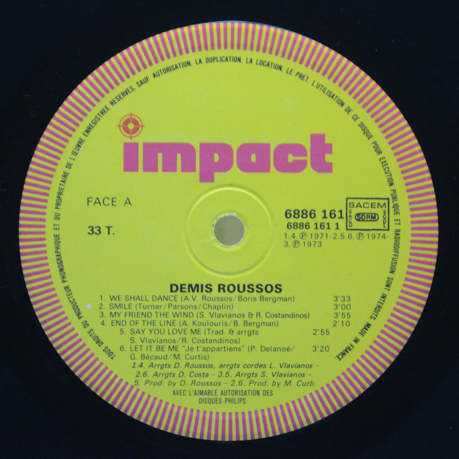 Demis Roussos — Demis Roussos (France), 1976