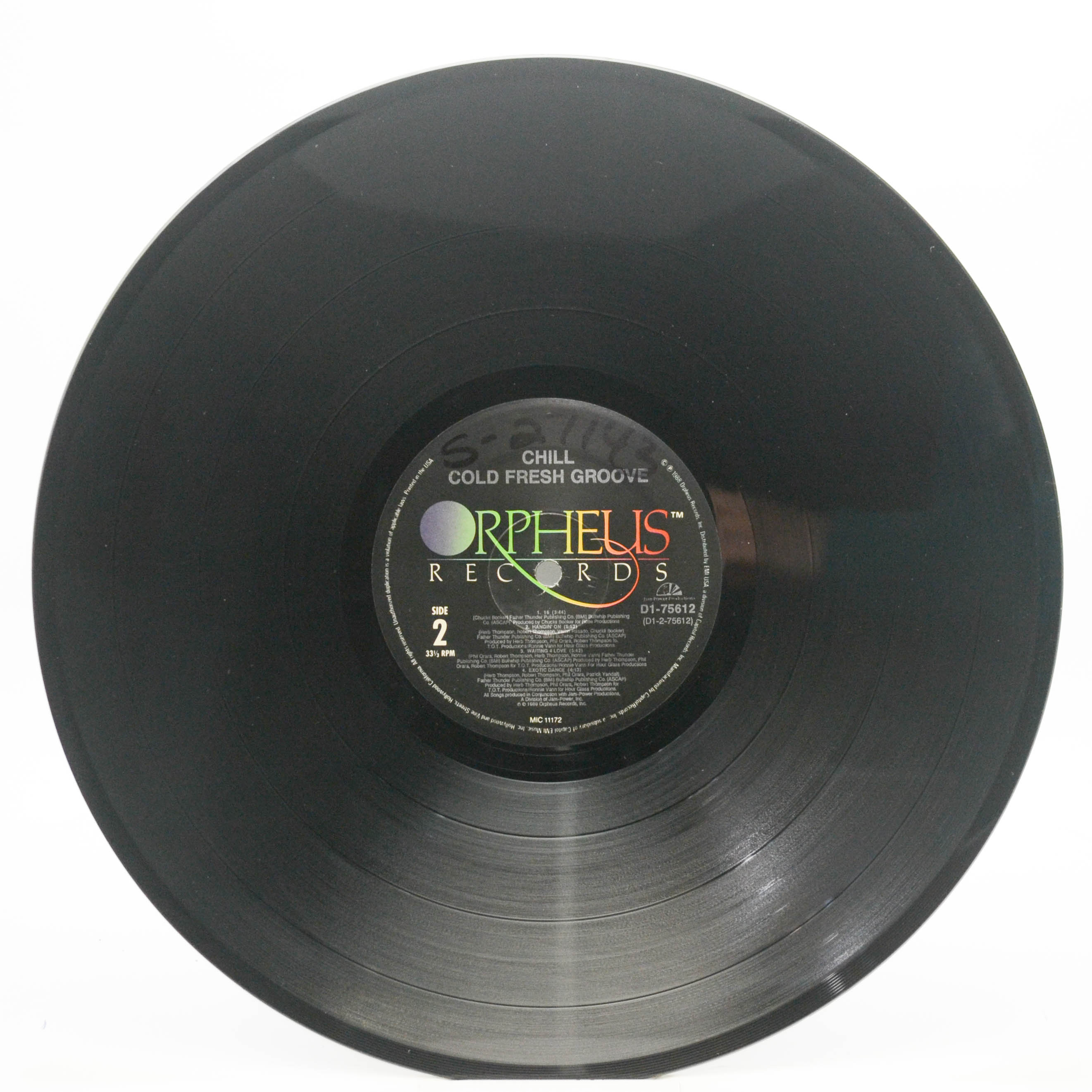 Chill — Cold Fresh Groove (USA), 1989