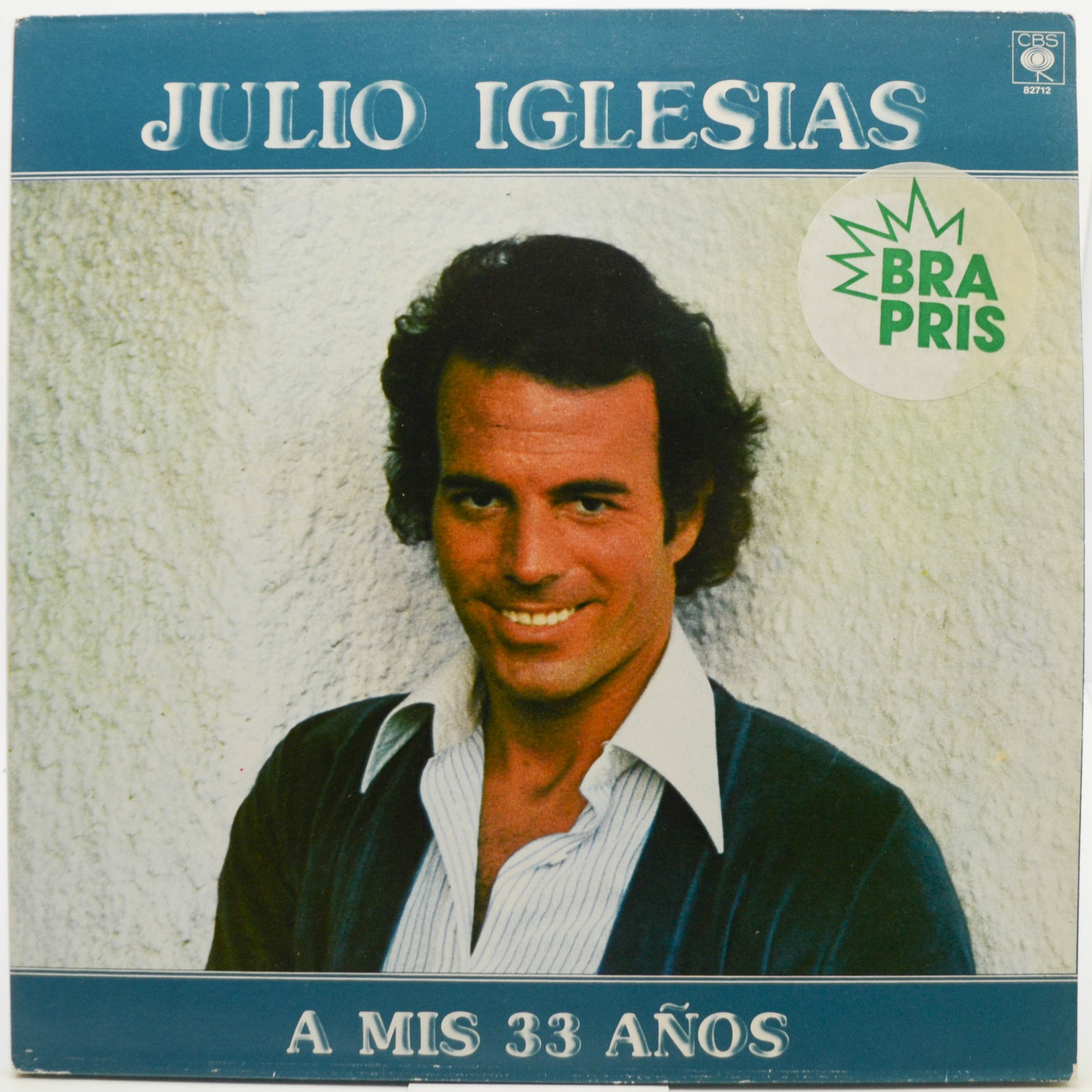 Виниловая пластинка Julio Iglesias — A Mis 33 Años, 1978