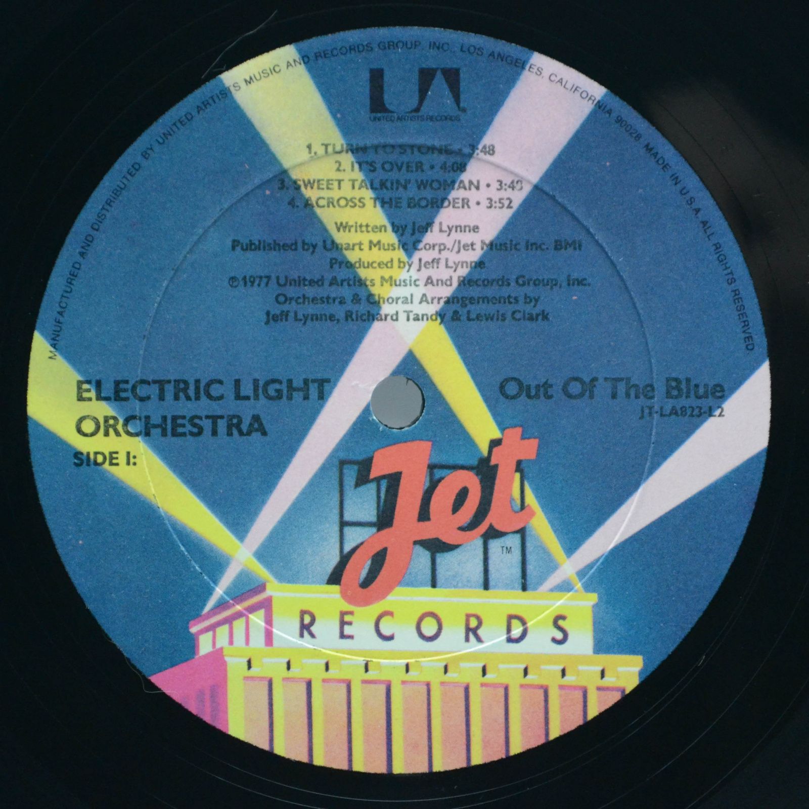 Electric Light Orchestra — Out Of The Blue (2LP, USA, poster), 1977