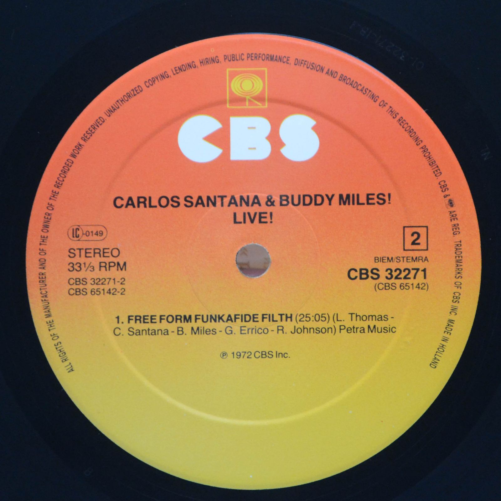 Carlos Santana & Buddy Miles — Carlos Santana & Buddy Miles! Live!, 1983