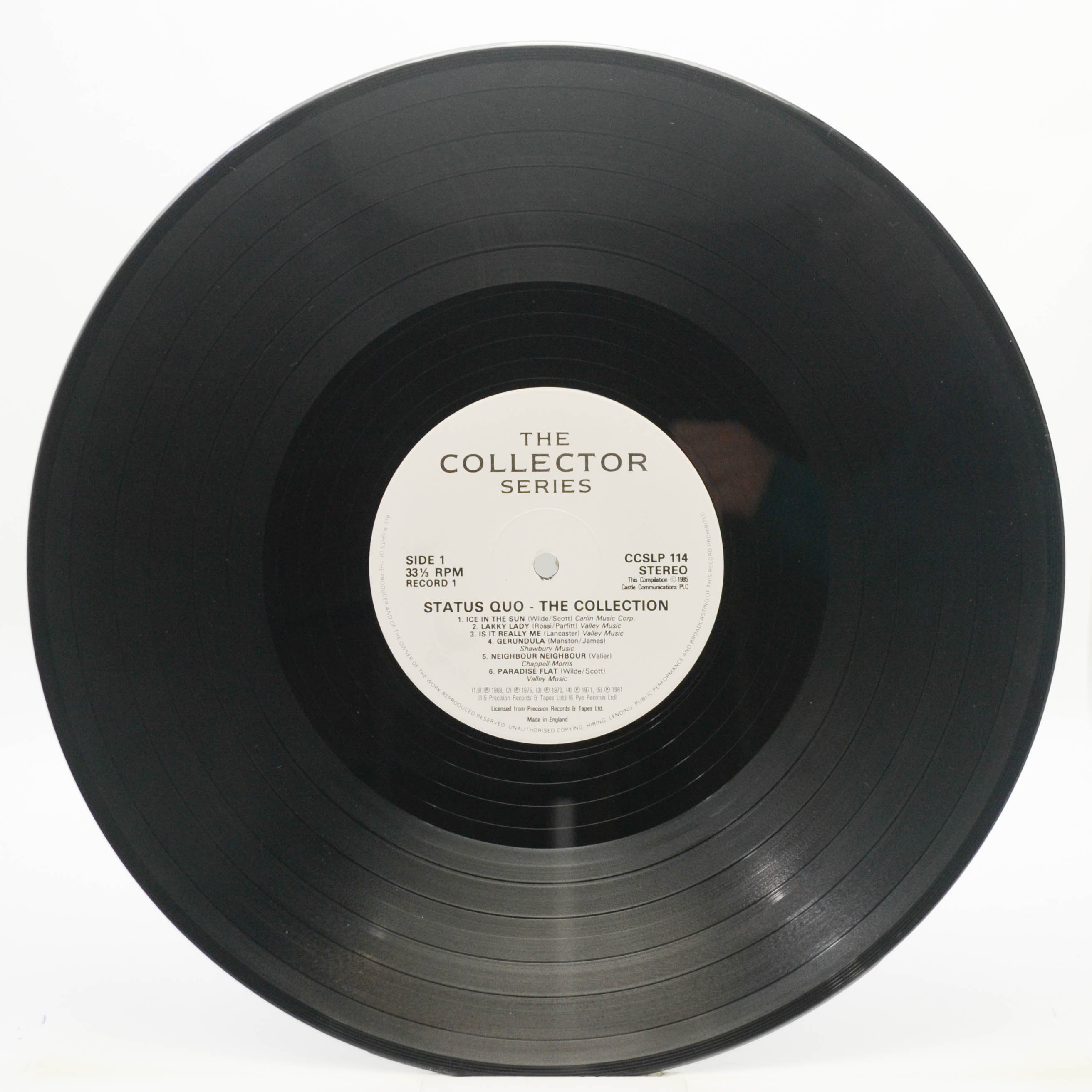 Status Quo — The Collection (2LP, UK), 1987