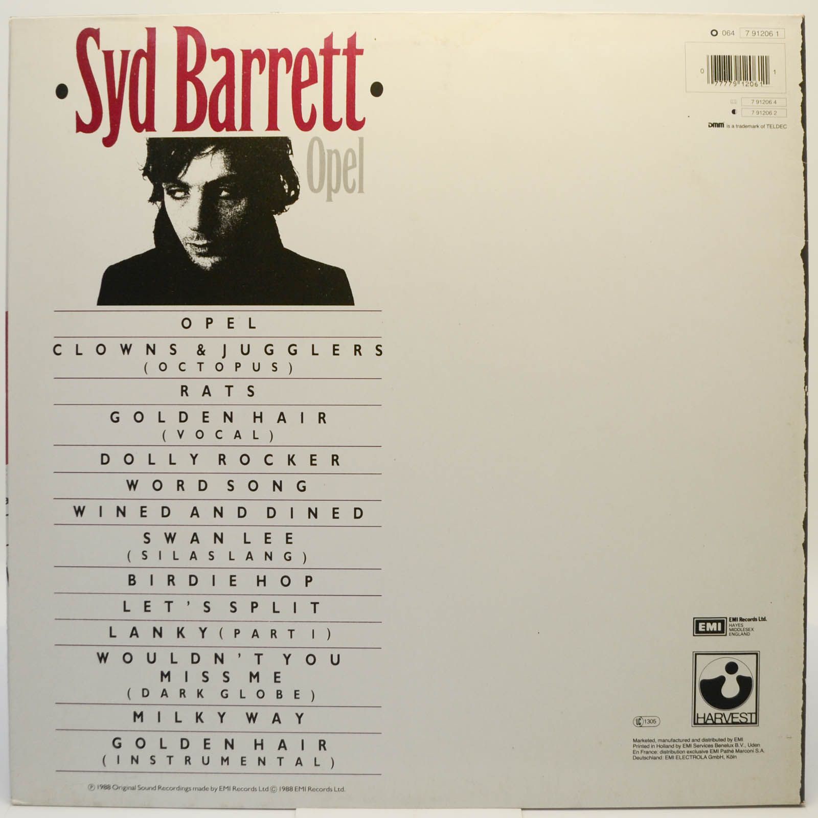 Syd Barrett — Opel, 1988