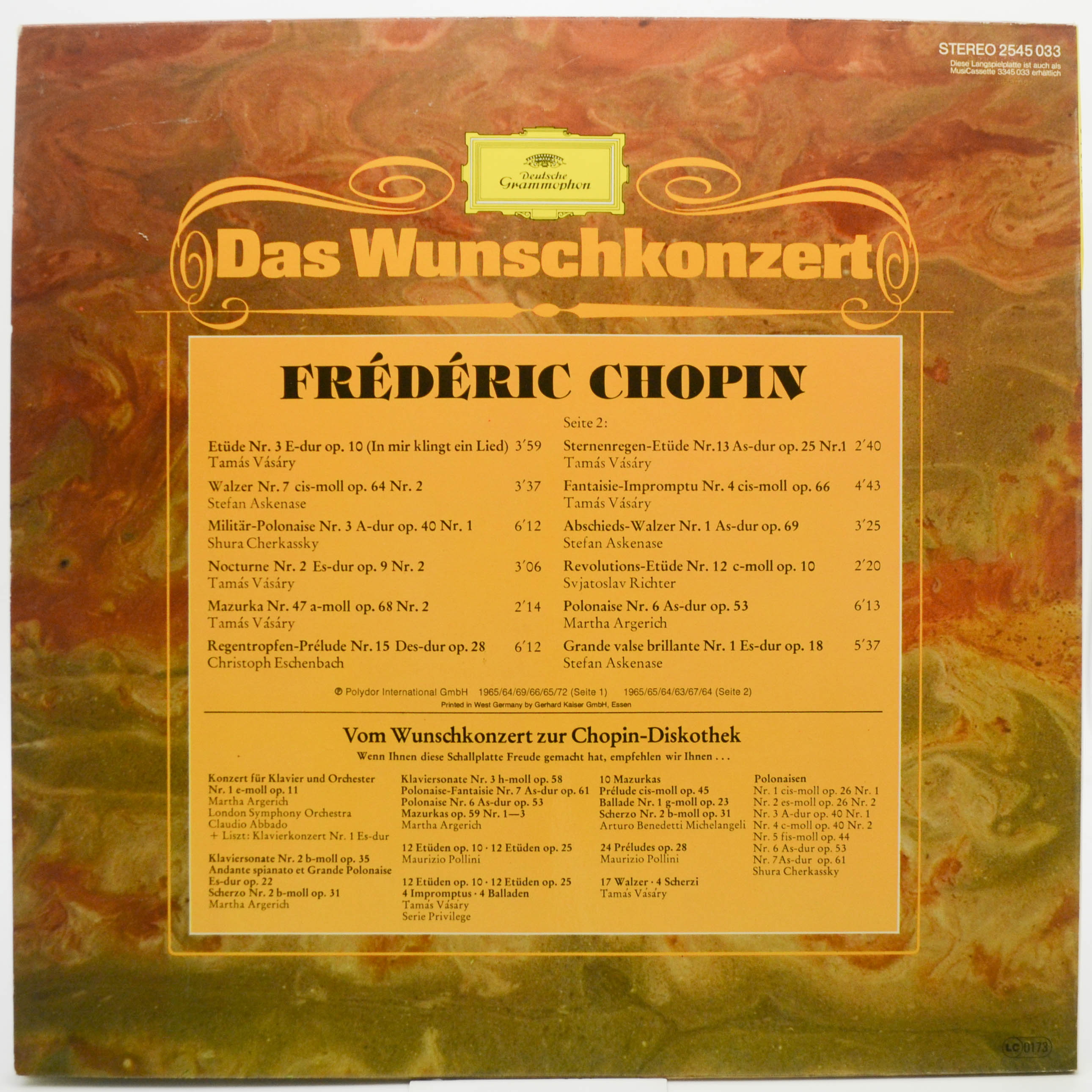 Frédéric Chopin — Das Wunschkonzert, 1974
