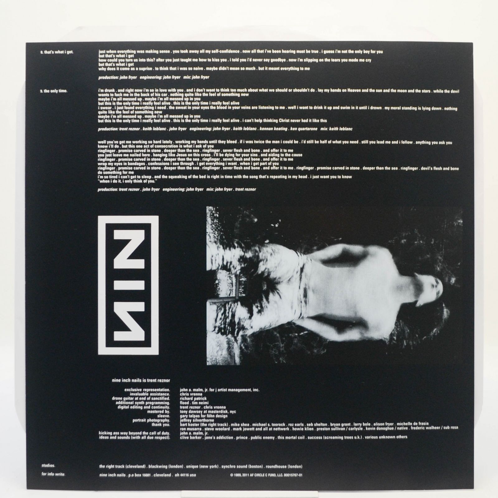 Nine Inch Nails — Pretty Hate Machine (USA), 1989