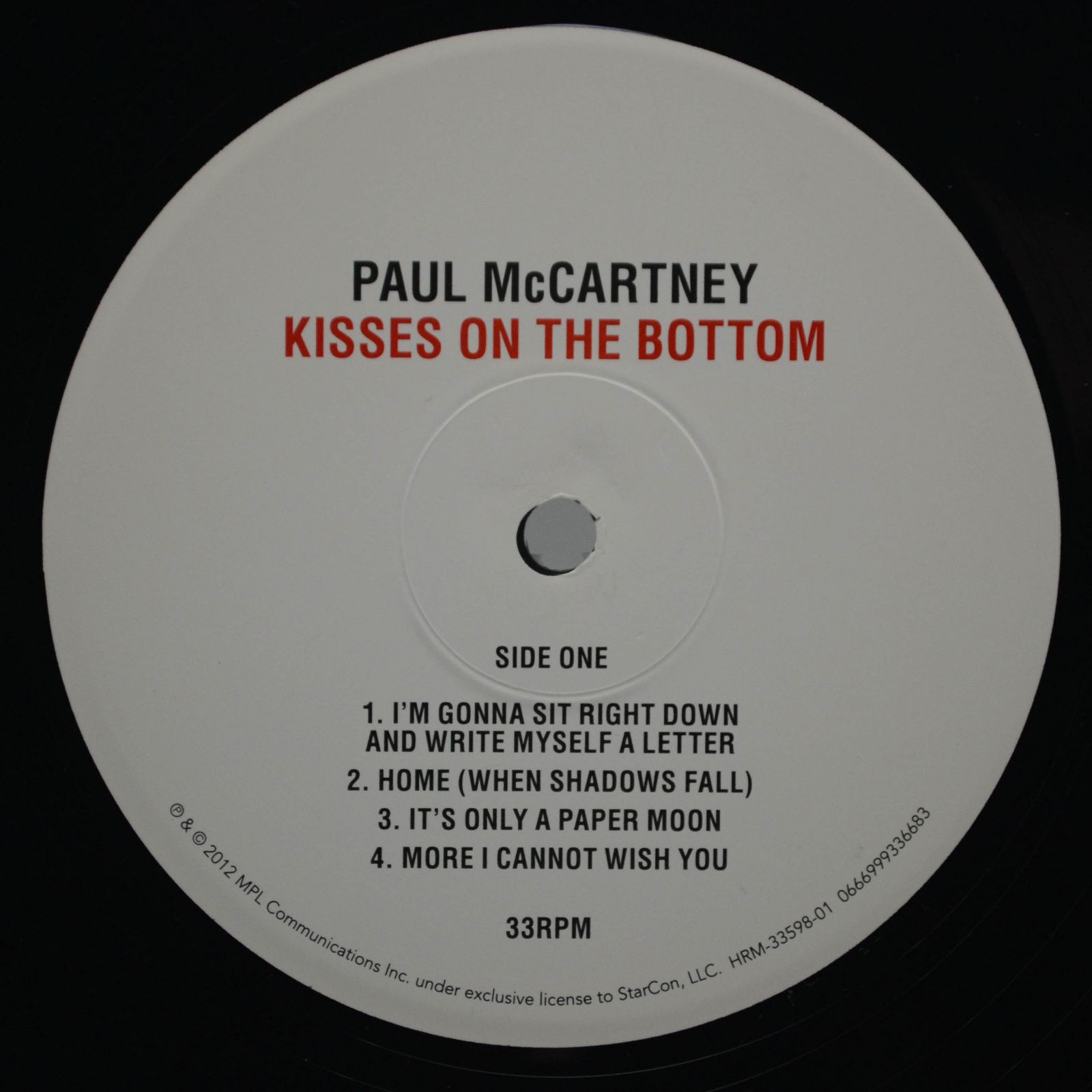Paul McCartney — Kisses On The Bottom (2LP), 2012