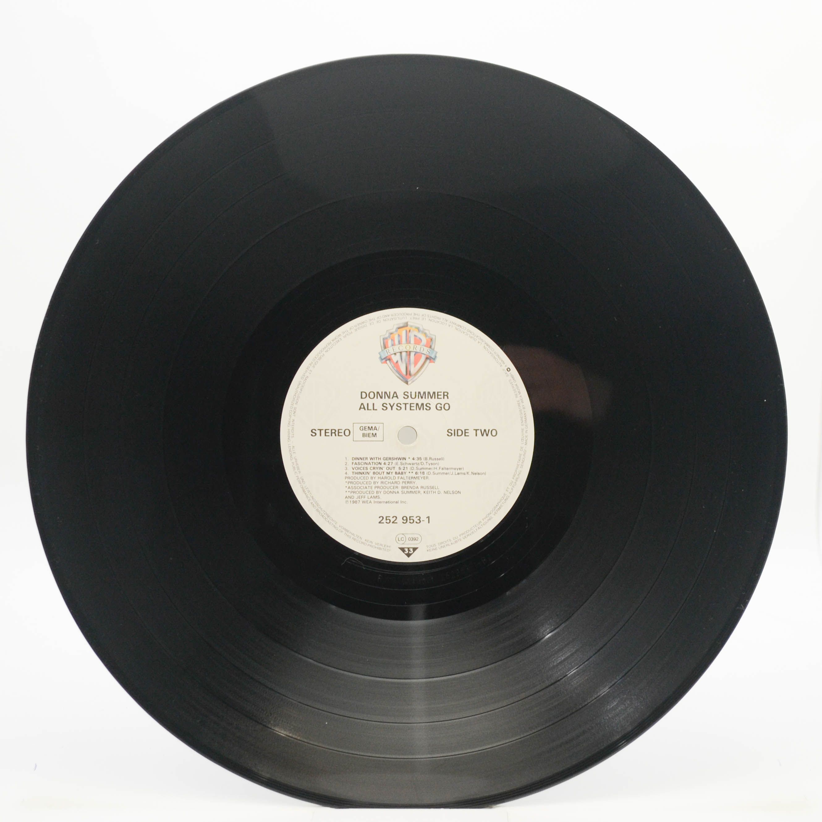 Donna Summer — All Systems Go, 1987