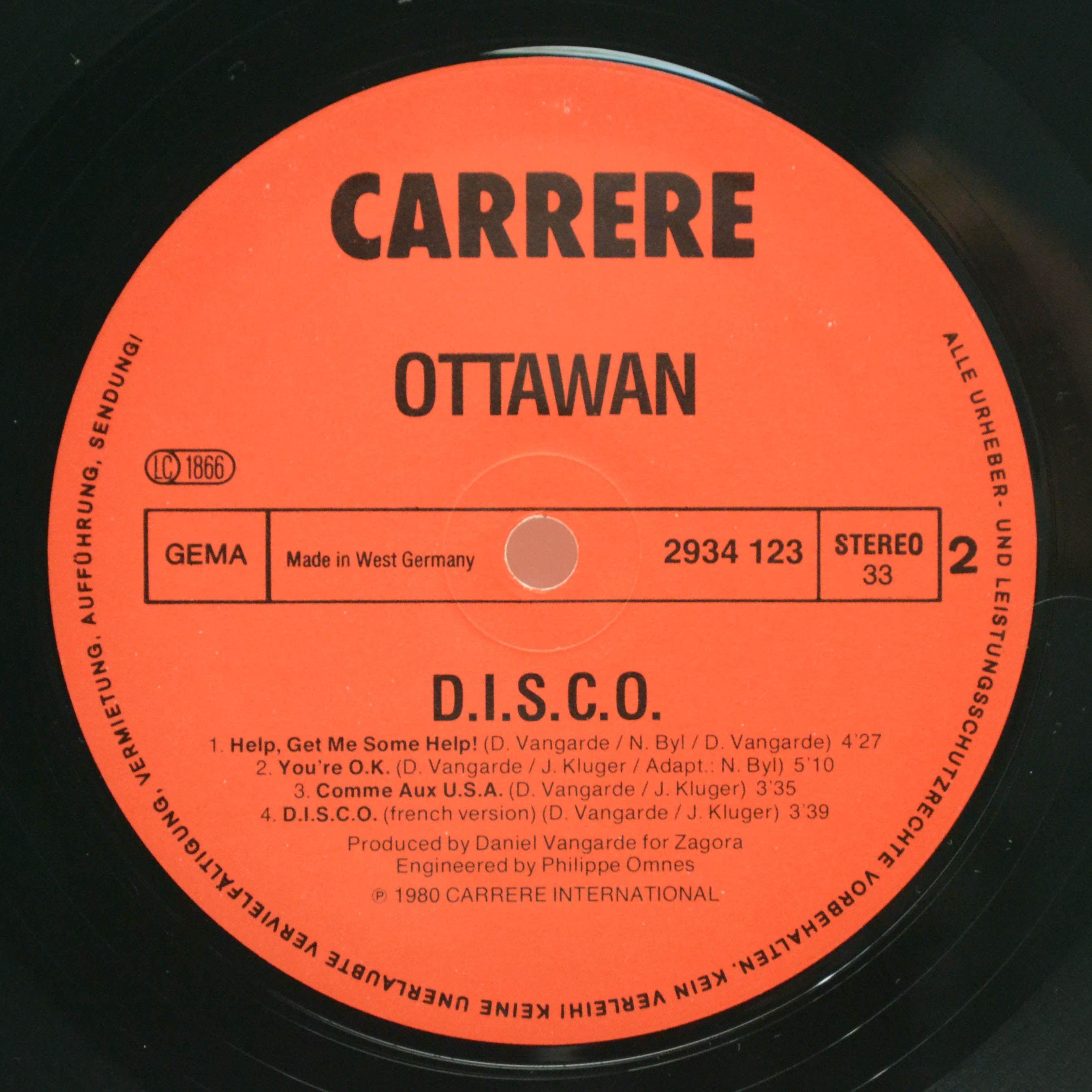Ottawan — D.I.S.C.O., 1980