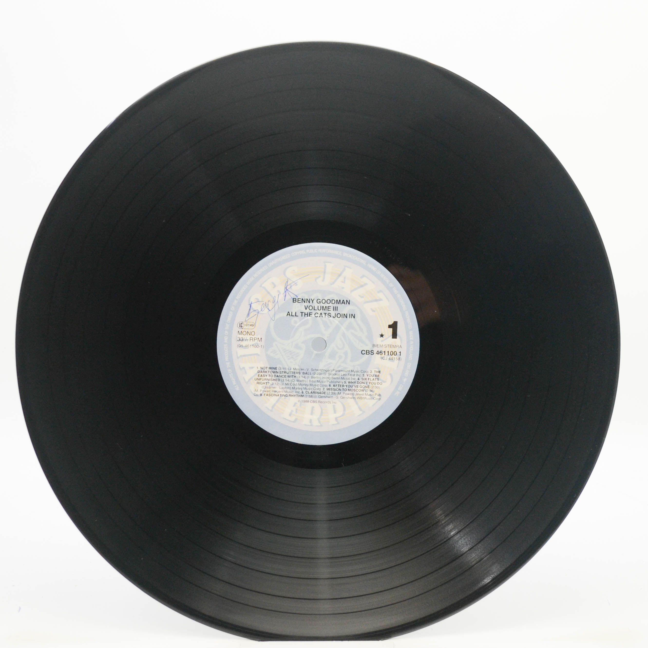 Benny Goodman — Vol. III: All The Cats Join In, 1988