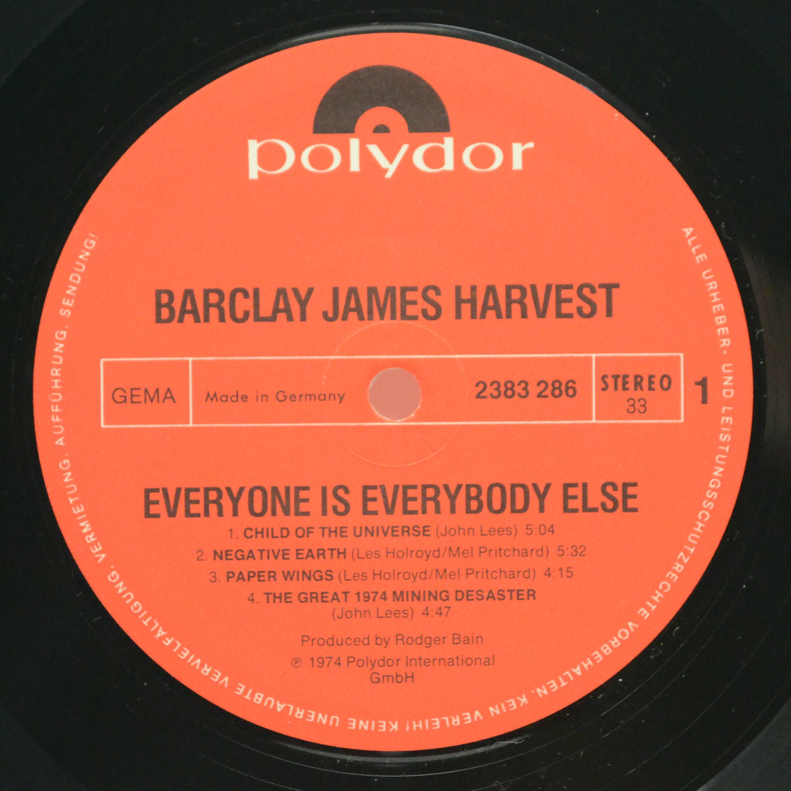 Barclay James Harvest — Everyone Is Everybody Else, 1974