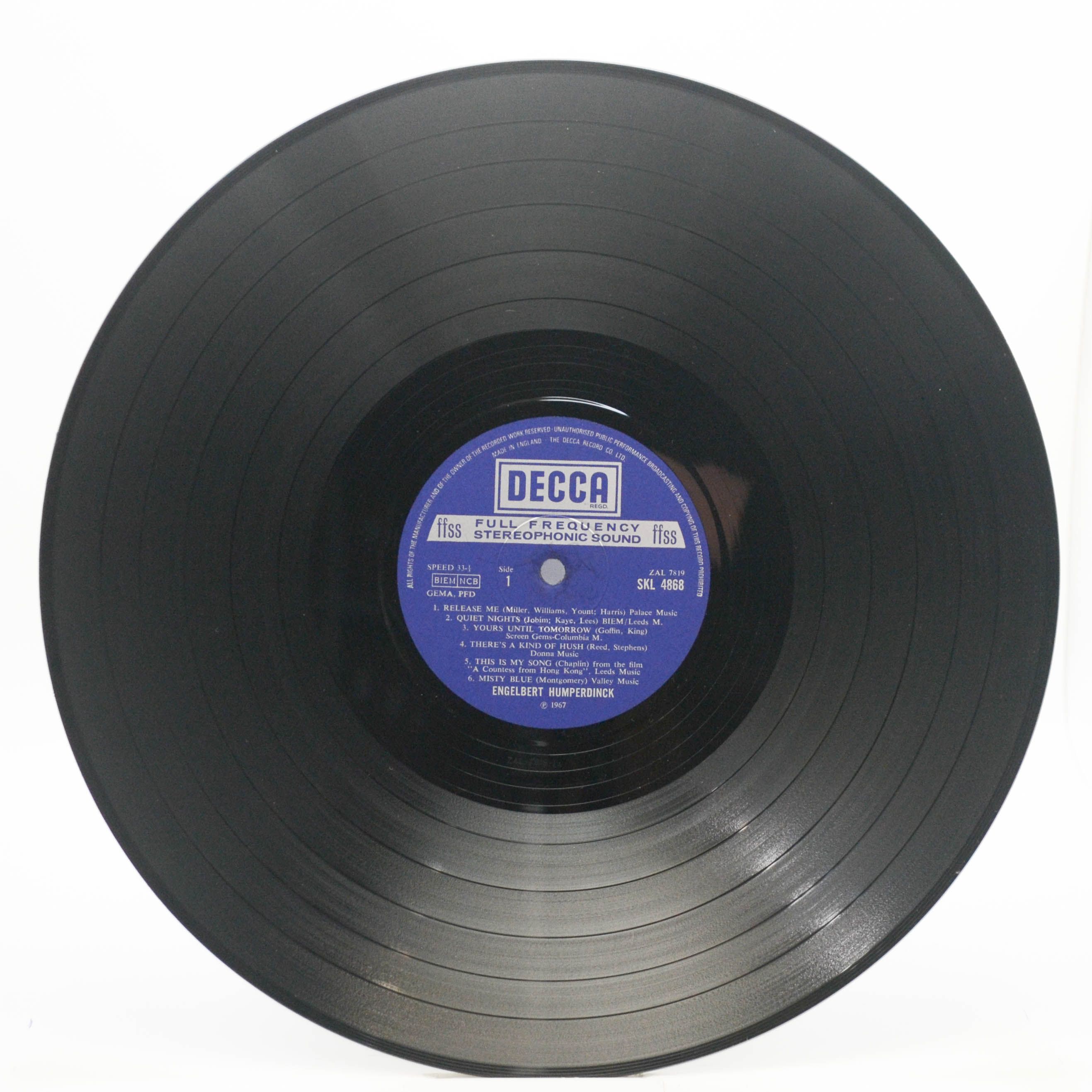 Engelbert Humperdinck — Twelve Great Songs Plus "Release Me", 1967