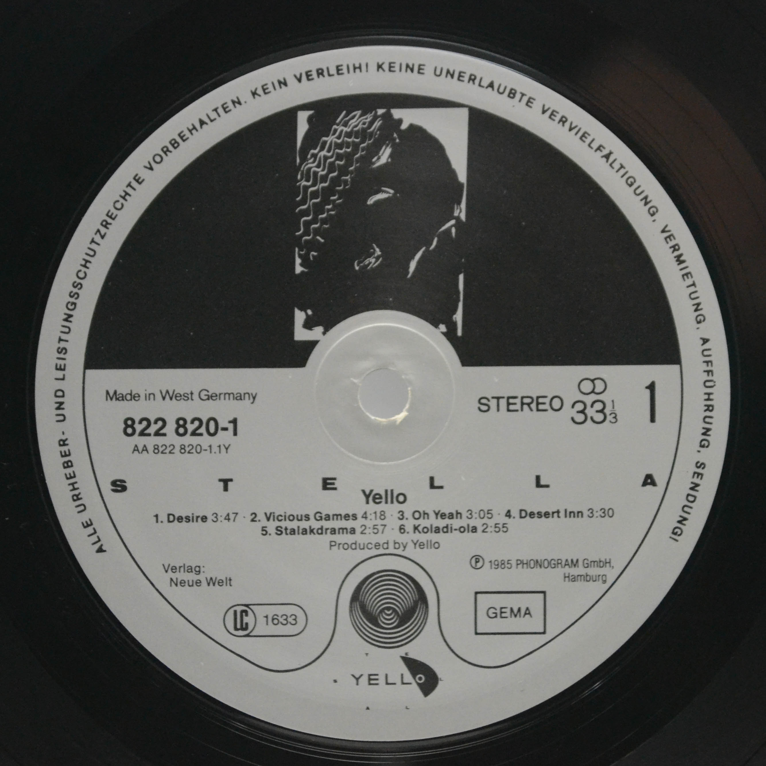 Yello — Stella, 1985