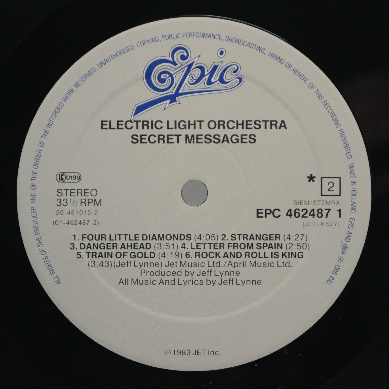 Electric Light Orchestra — Secret Messages, 1983