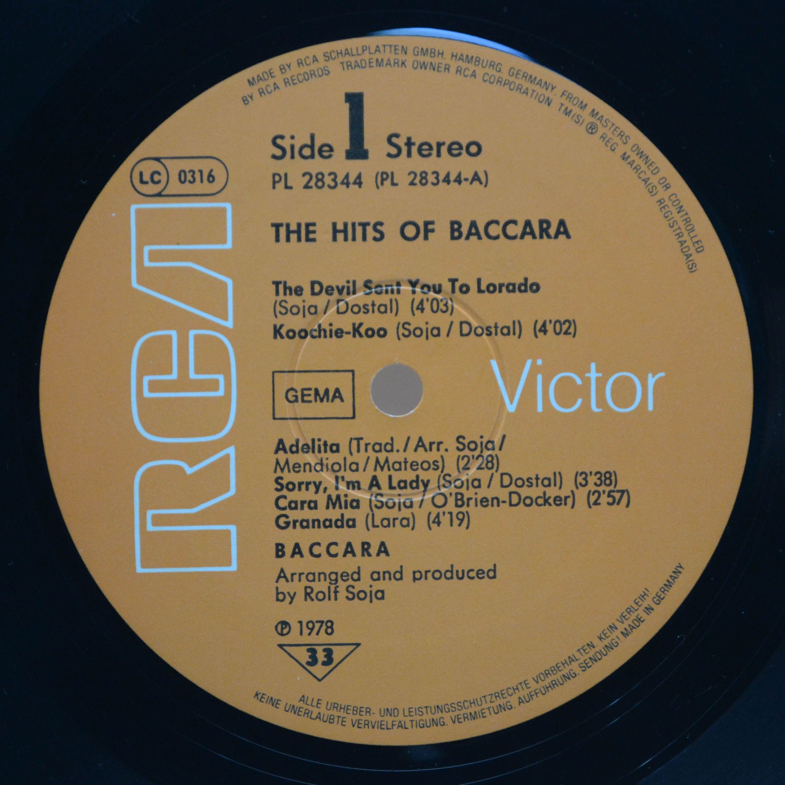 Baccara — The Hits Of Baccara, 1978