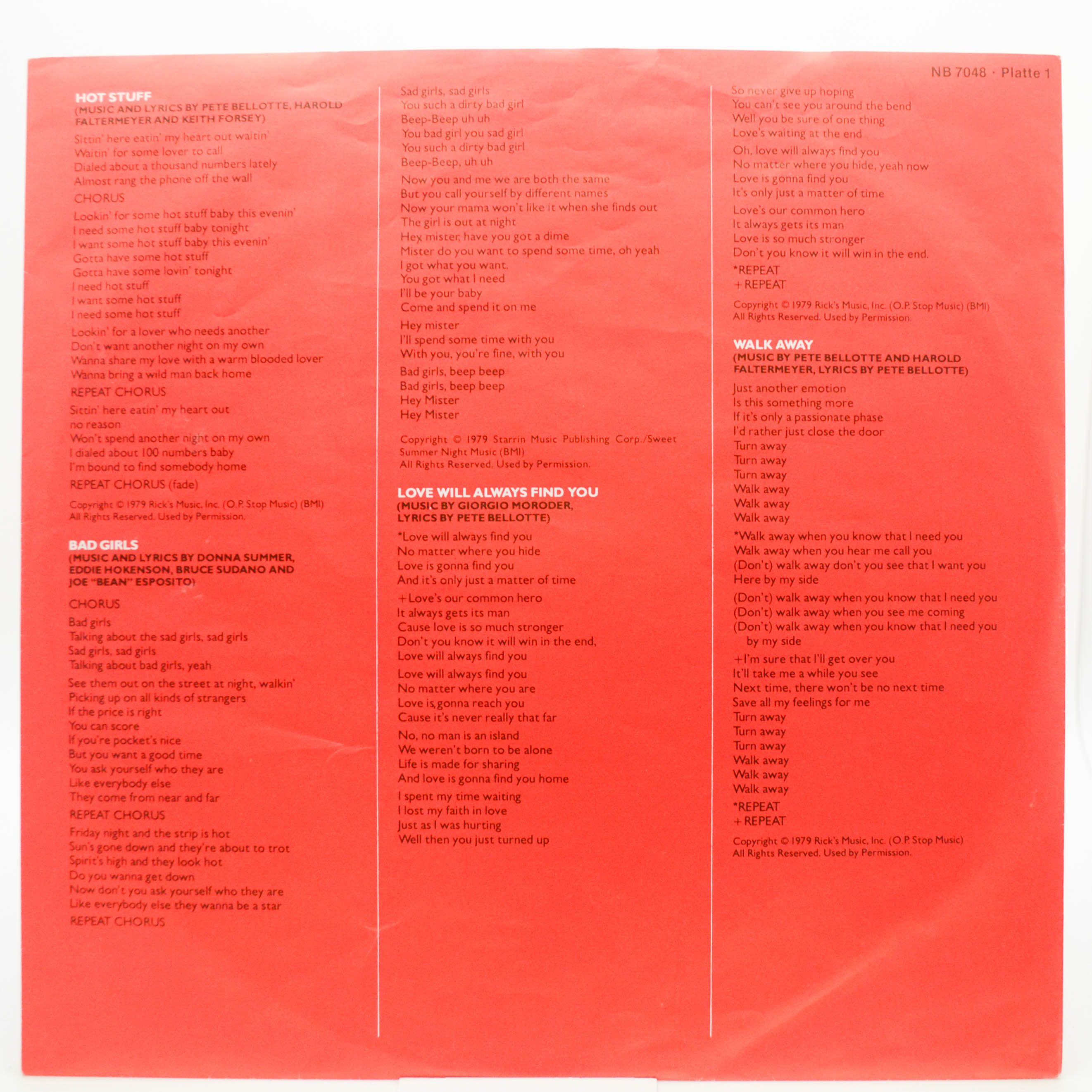 Donna Summer — Bad Girls (2LP), 1979