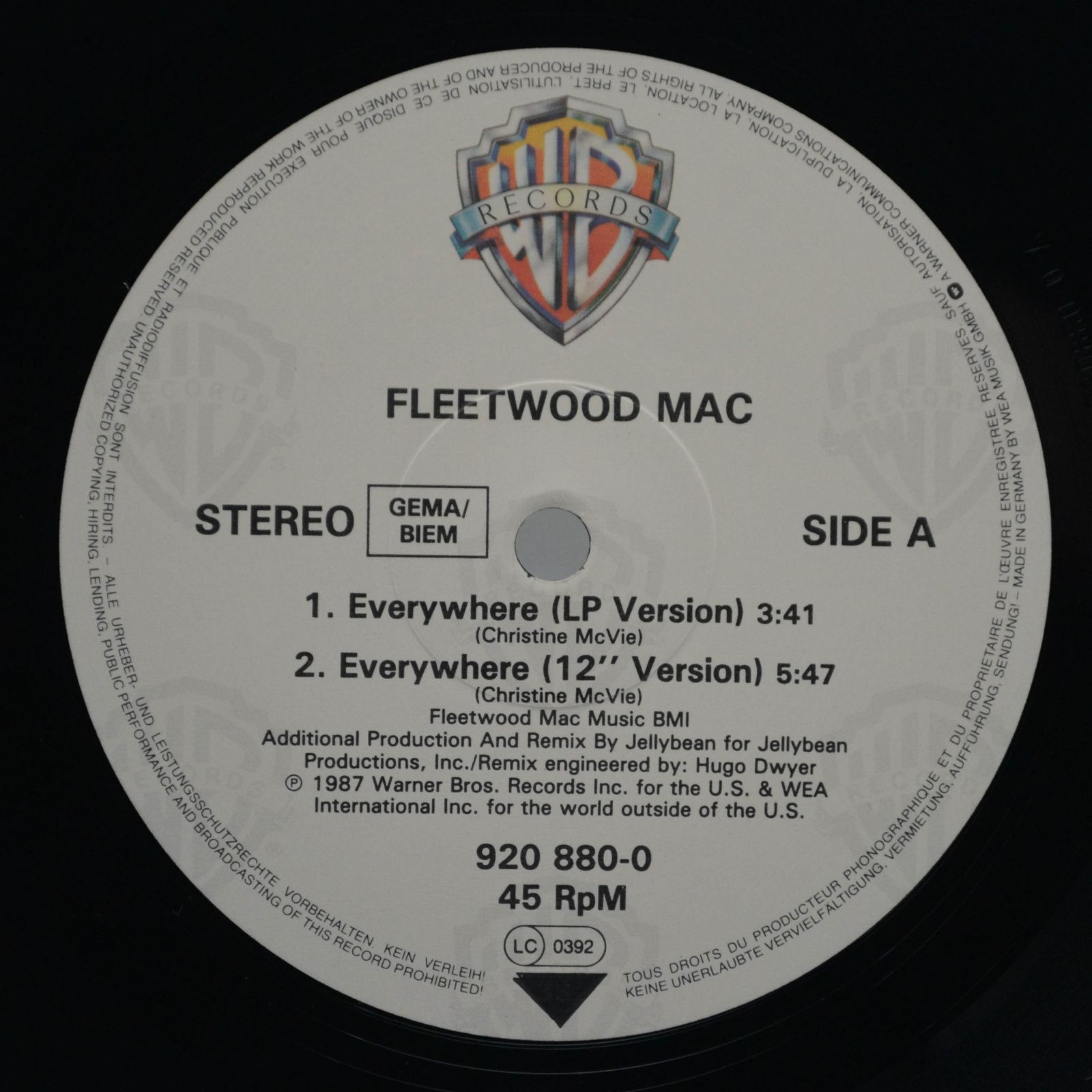 Fleetwood Mac — Everywhere, 1988