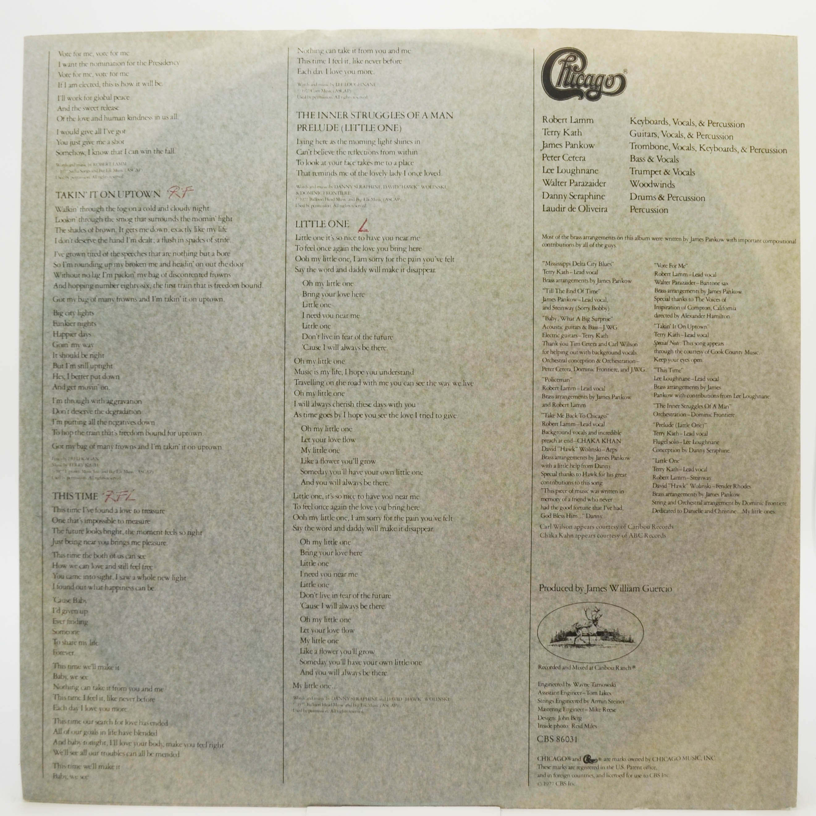 Chicago — Chicago XI, 1977