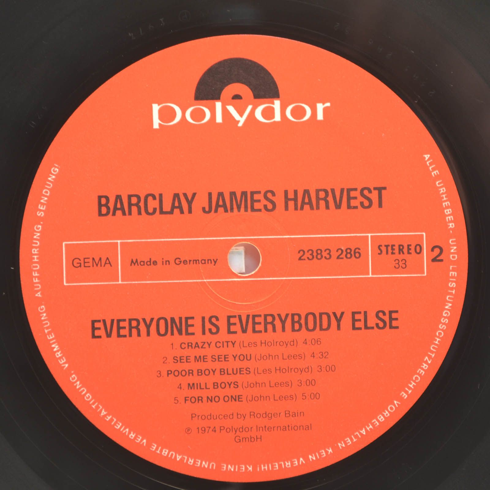 Barclay James Harvest — Everyone Is Everybody Else, 1974