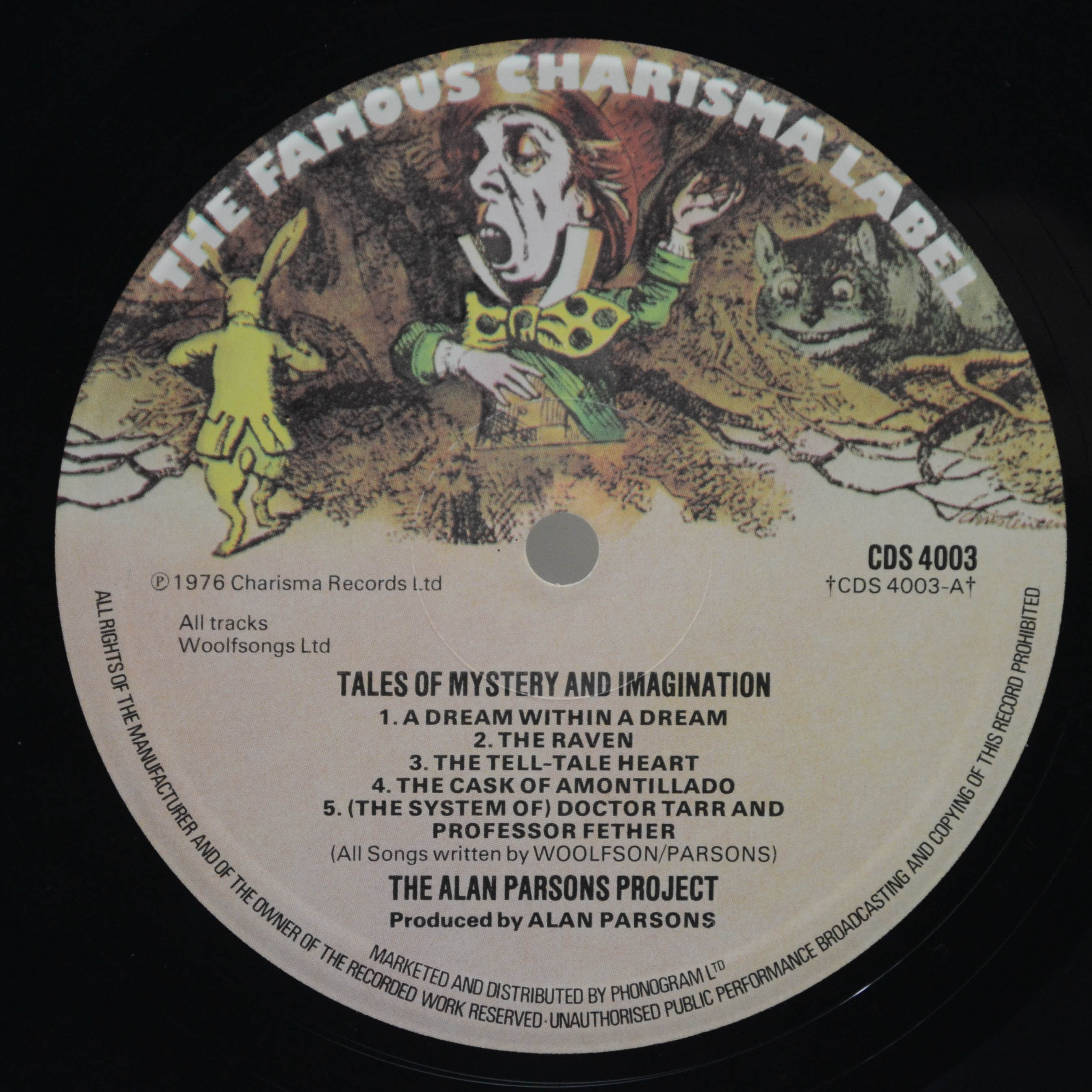 Alan Parsons Project — Tales Of Mystery And Imagination • Edgar Allan Poe, 1976