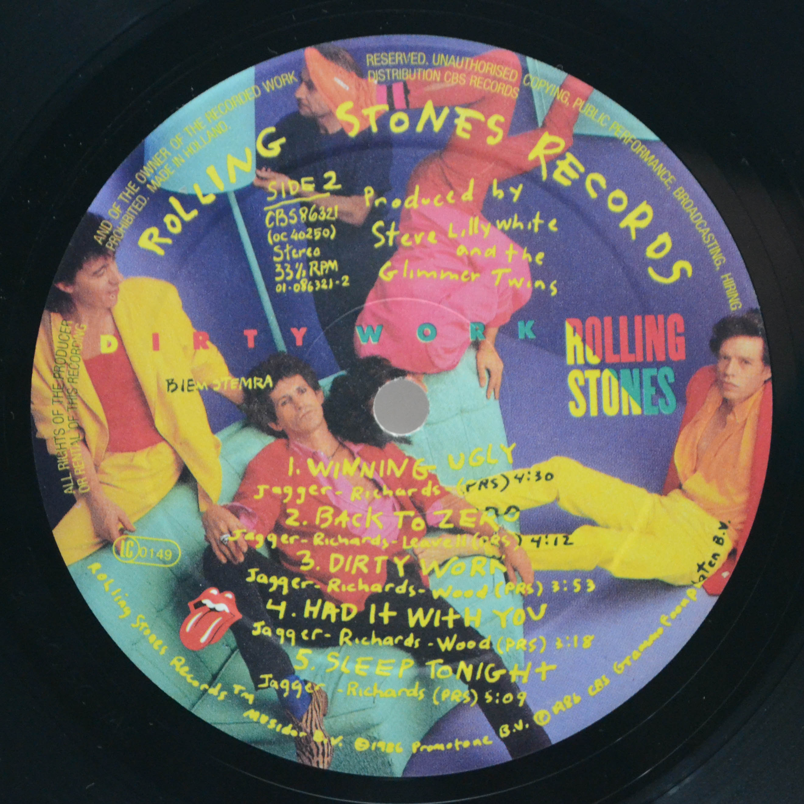 Rolling Stones — Dirty Work, 1986
