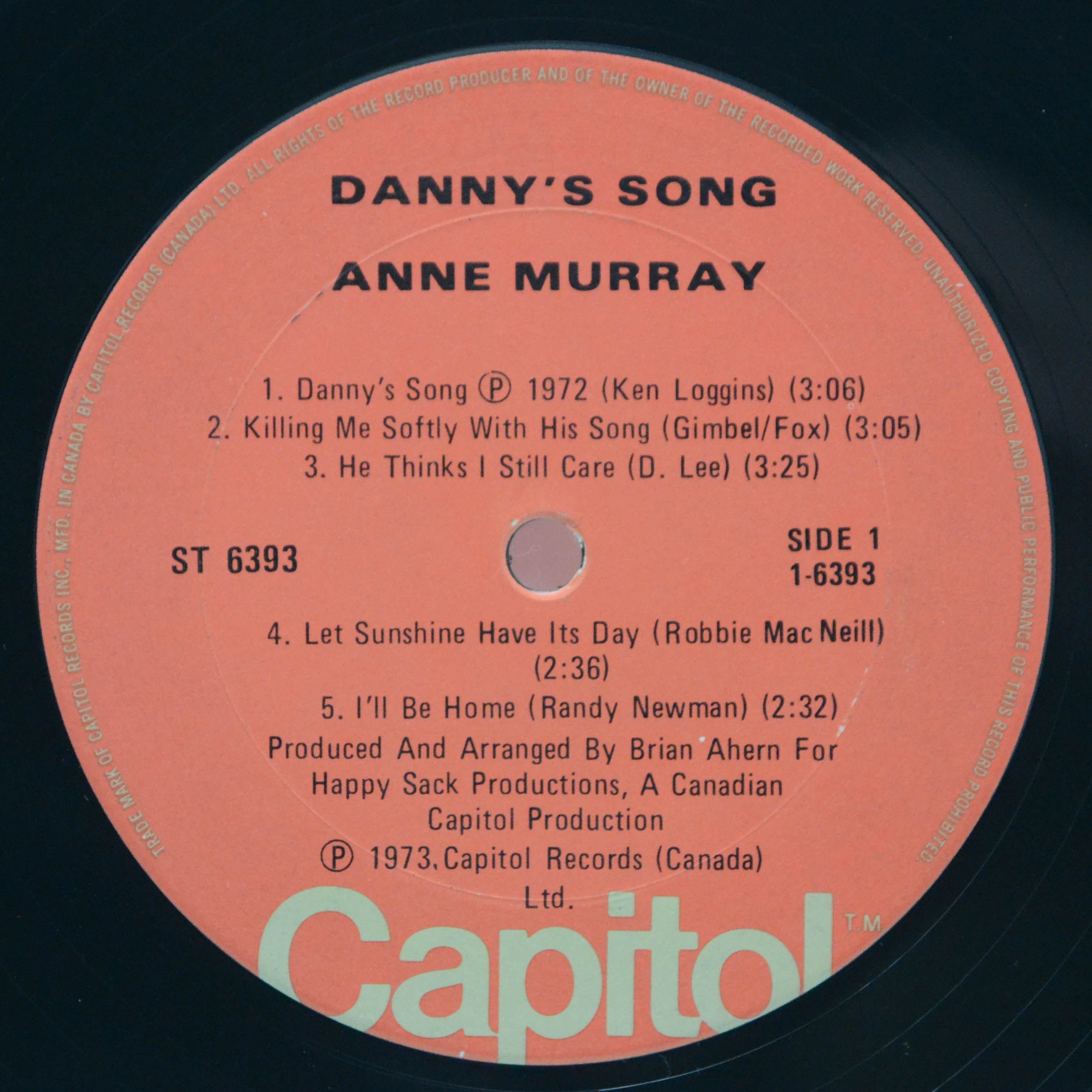 Anne Murray — Danny's Song, 1973