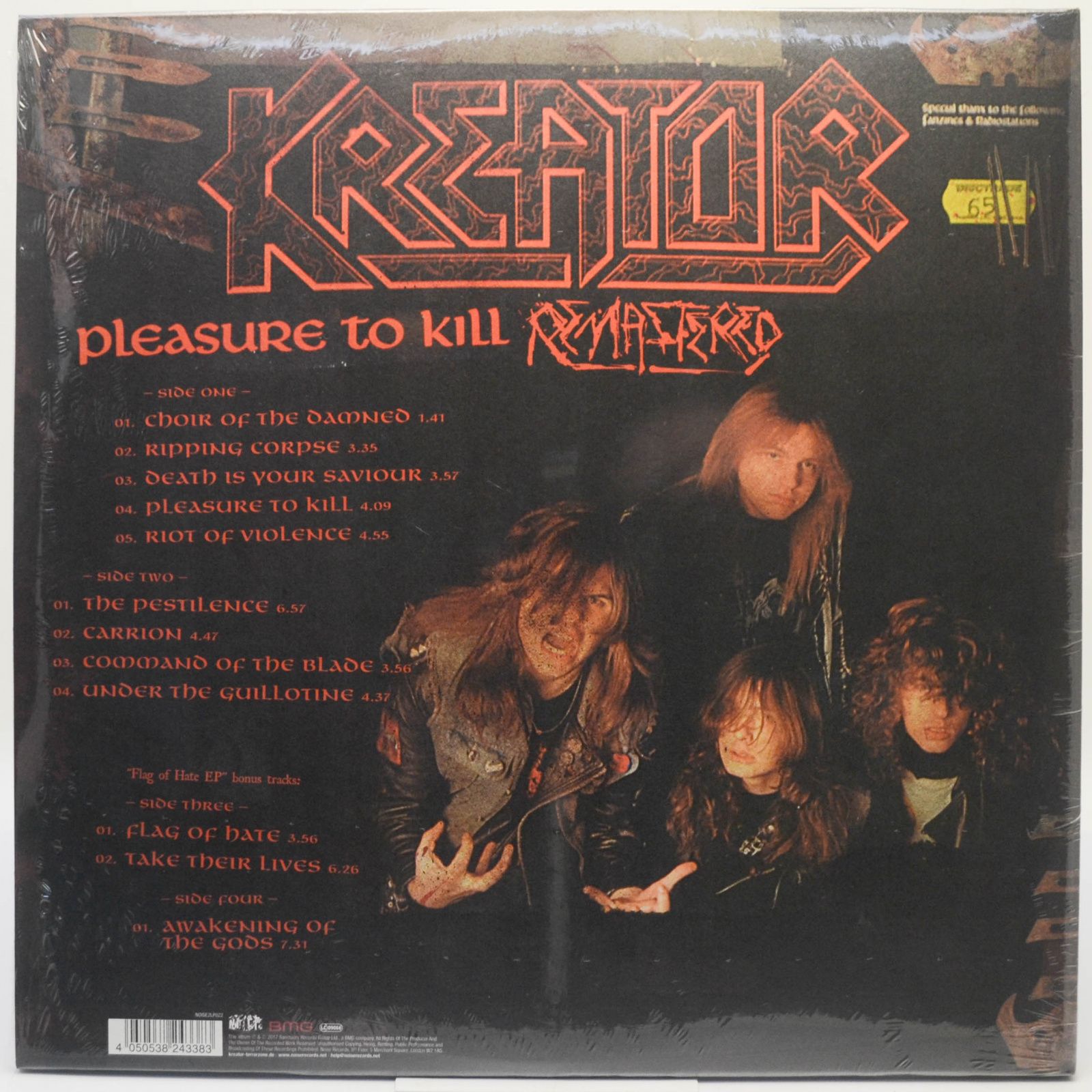 Kreator — Pleasure To Kill (2LP), 1986