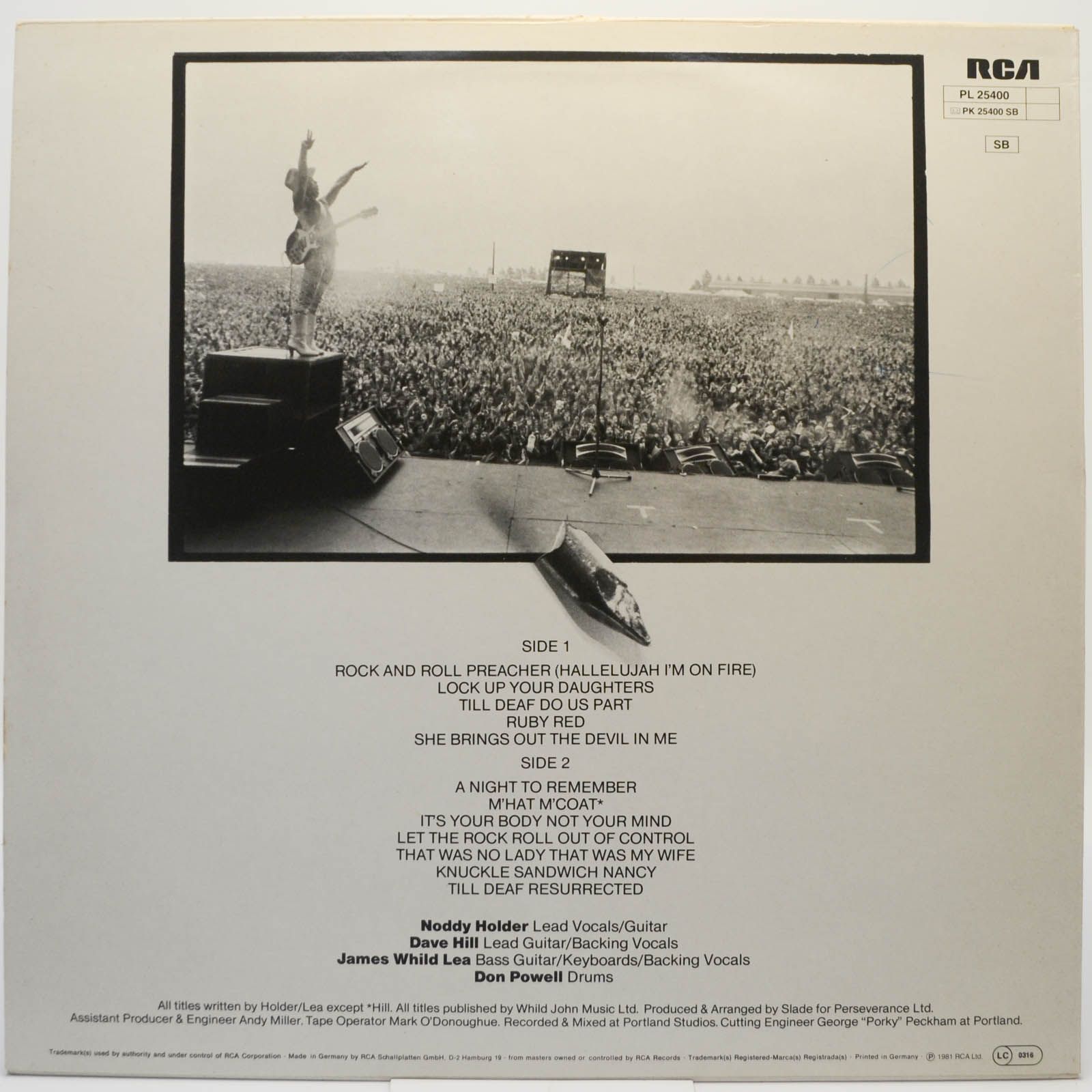 Slade — Till Deaf Do Us Part, 1981