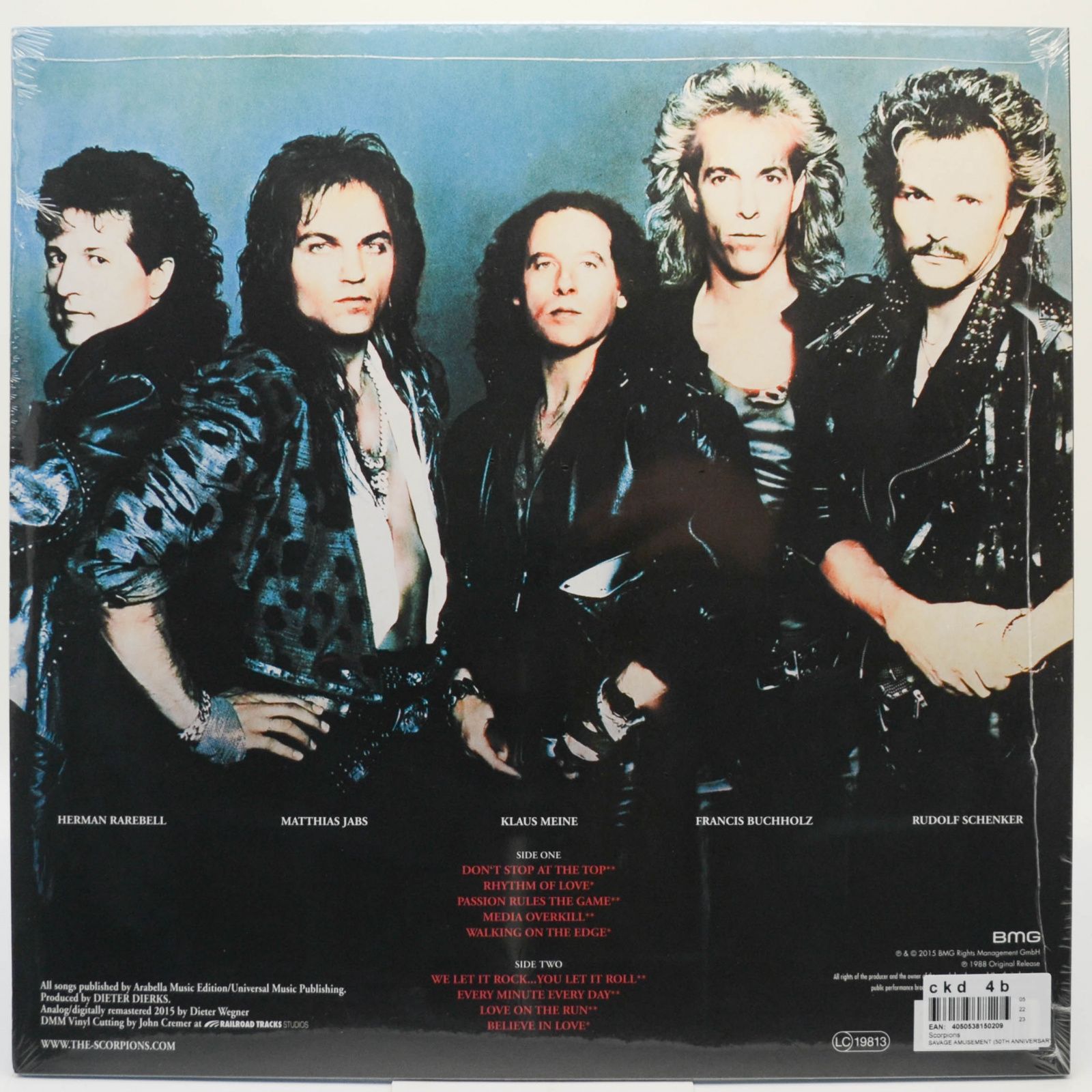 Scorpions — Savage Amusement (LP+CD), 1988
