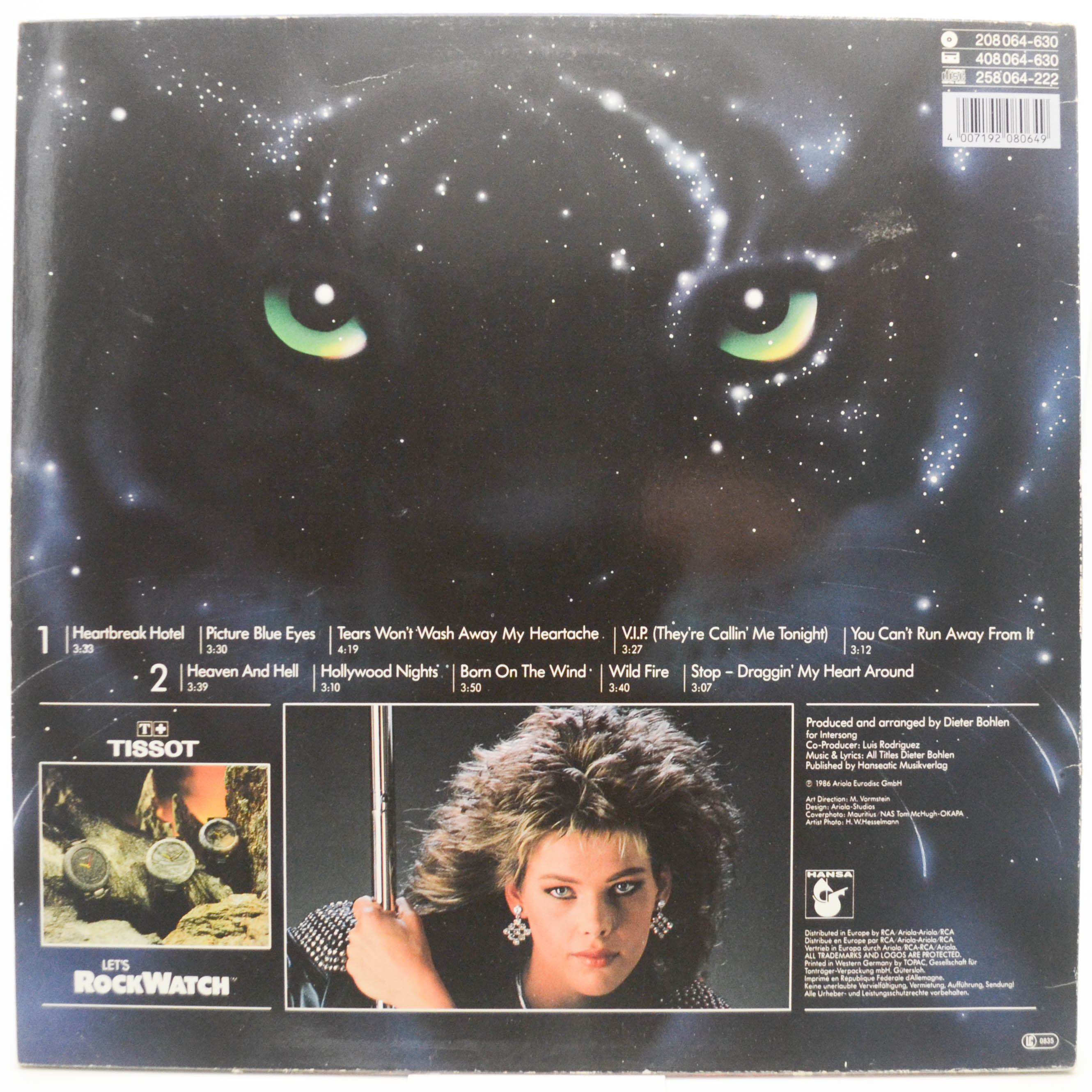 C.C. Catch — Welcome To The Heartbreak Hotel, 1986