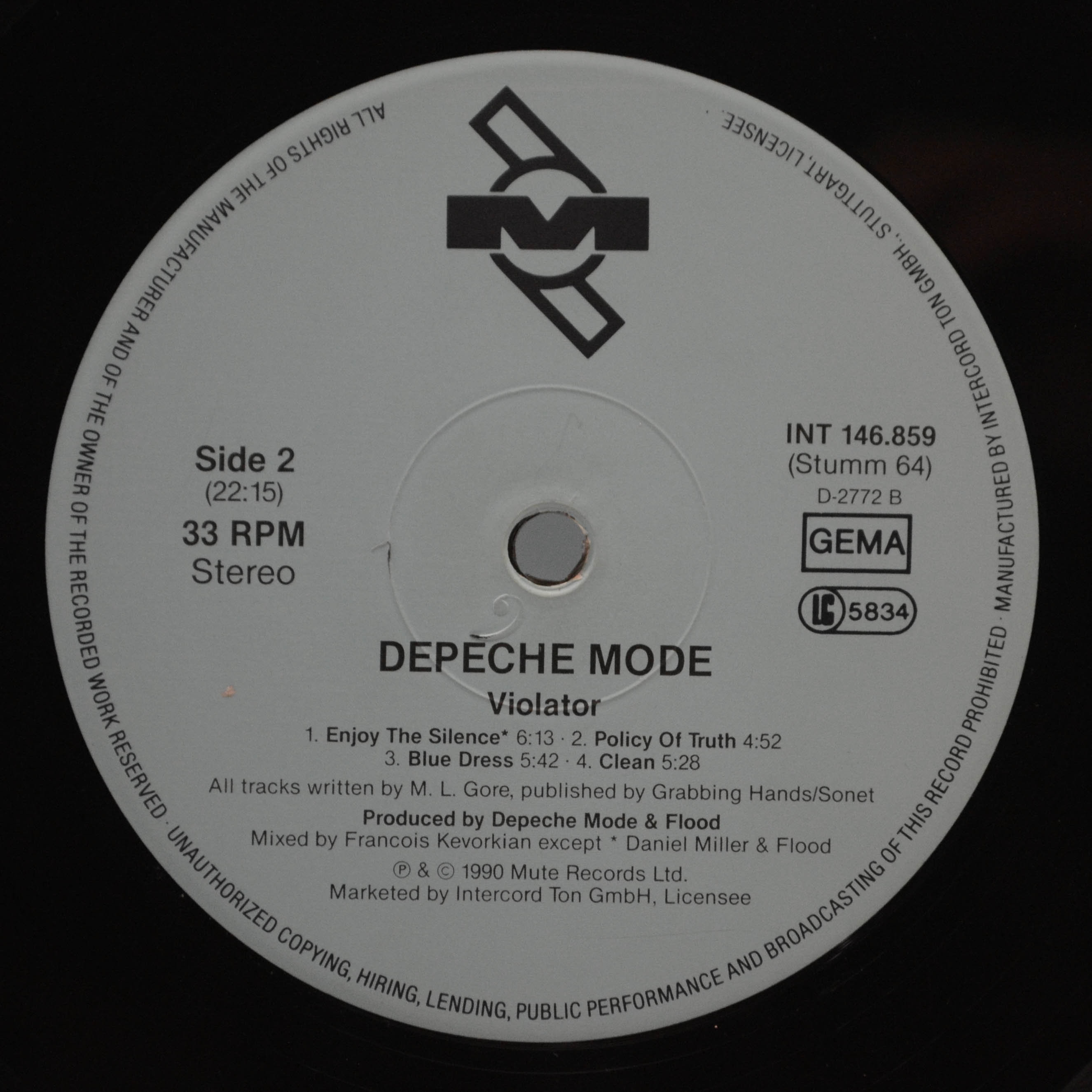 Depeche Mode — Violator, 1990