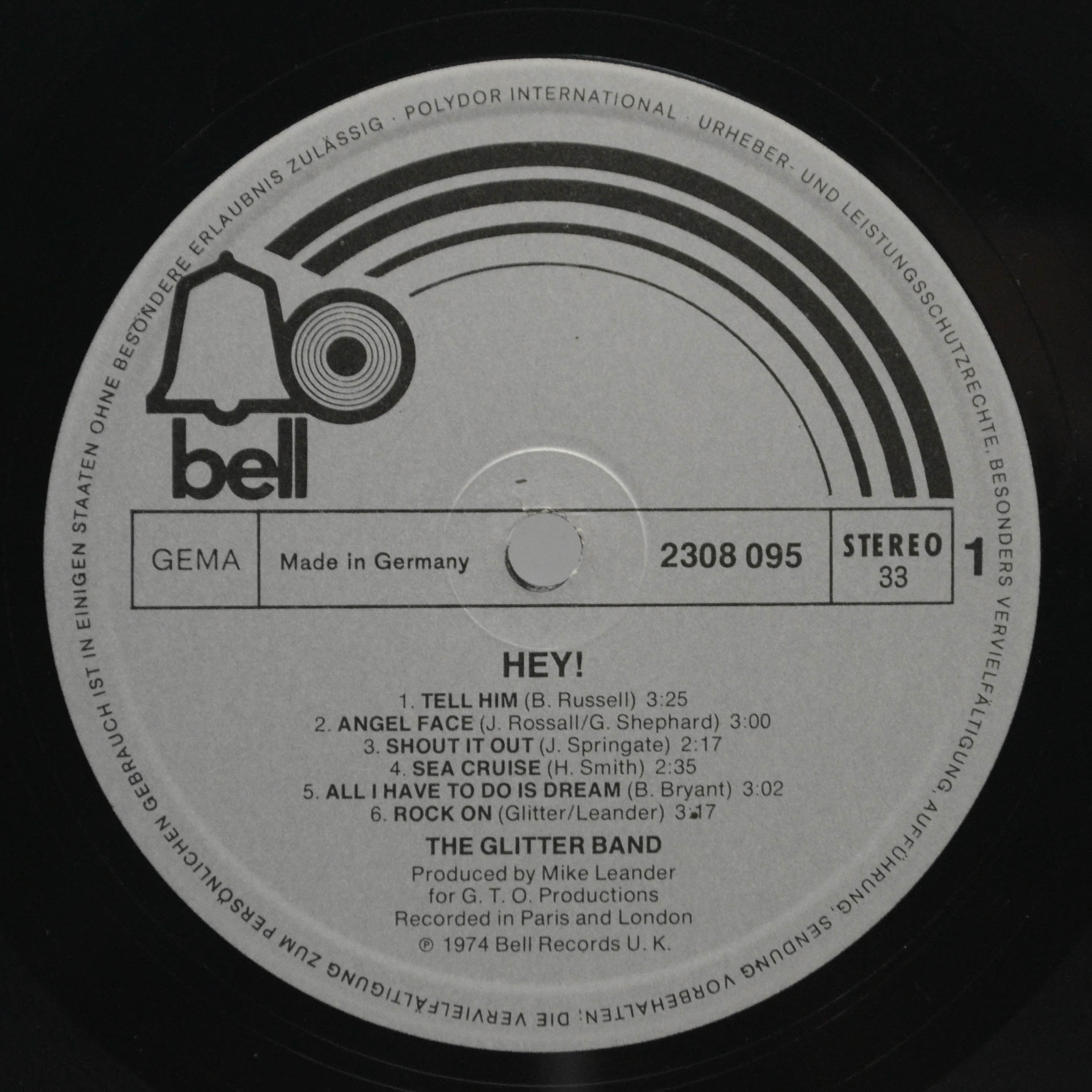 Glitter Band — Hey!, 1974