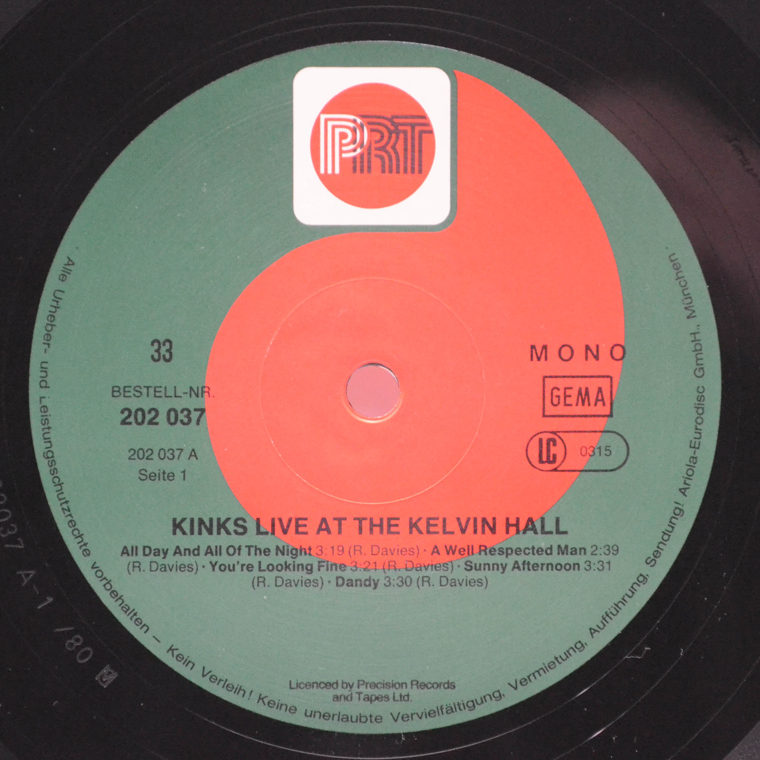 Kinks — Live At Kelvin Hall, 1967