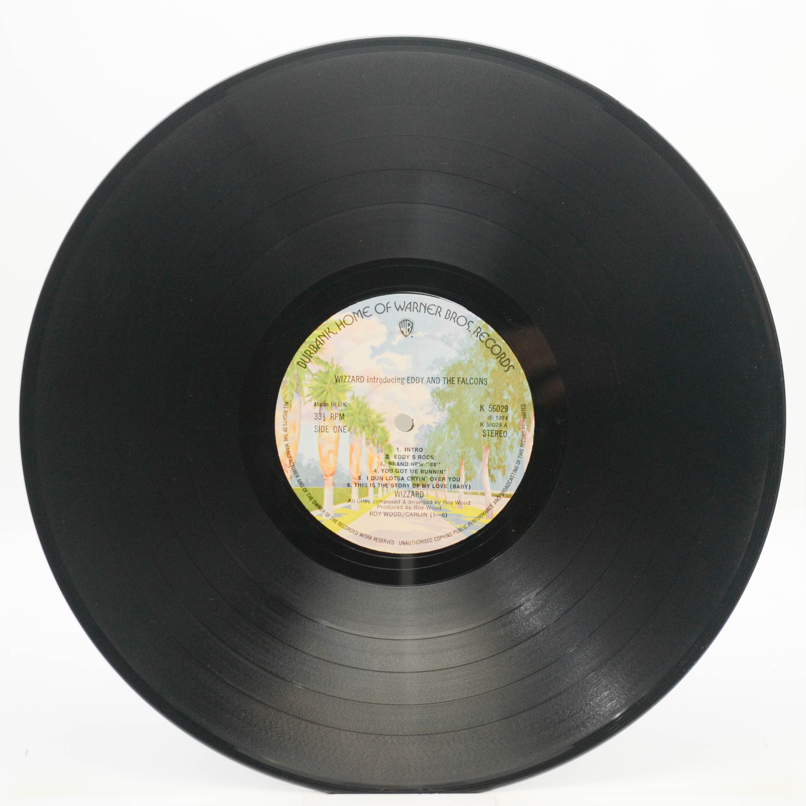 Wizzard — Introducing Eddy And The Falcons (1-st, UK, poster), 1974