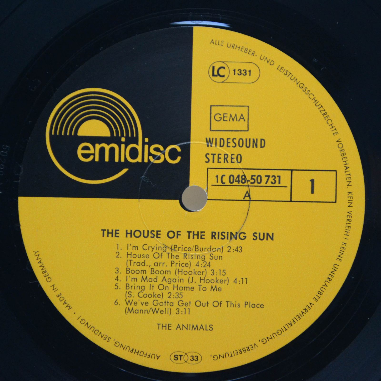 Animals — House Of The Rising Sun, 1970
