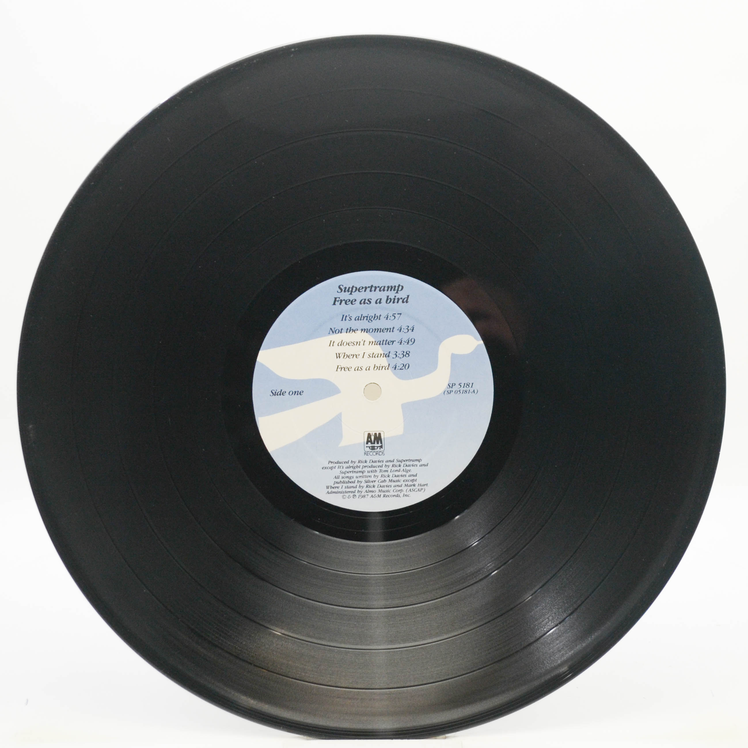 Supertramp — Free As A Bird, 1987