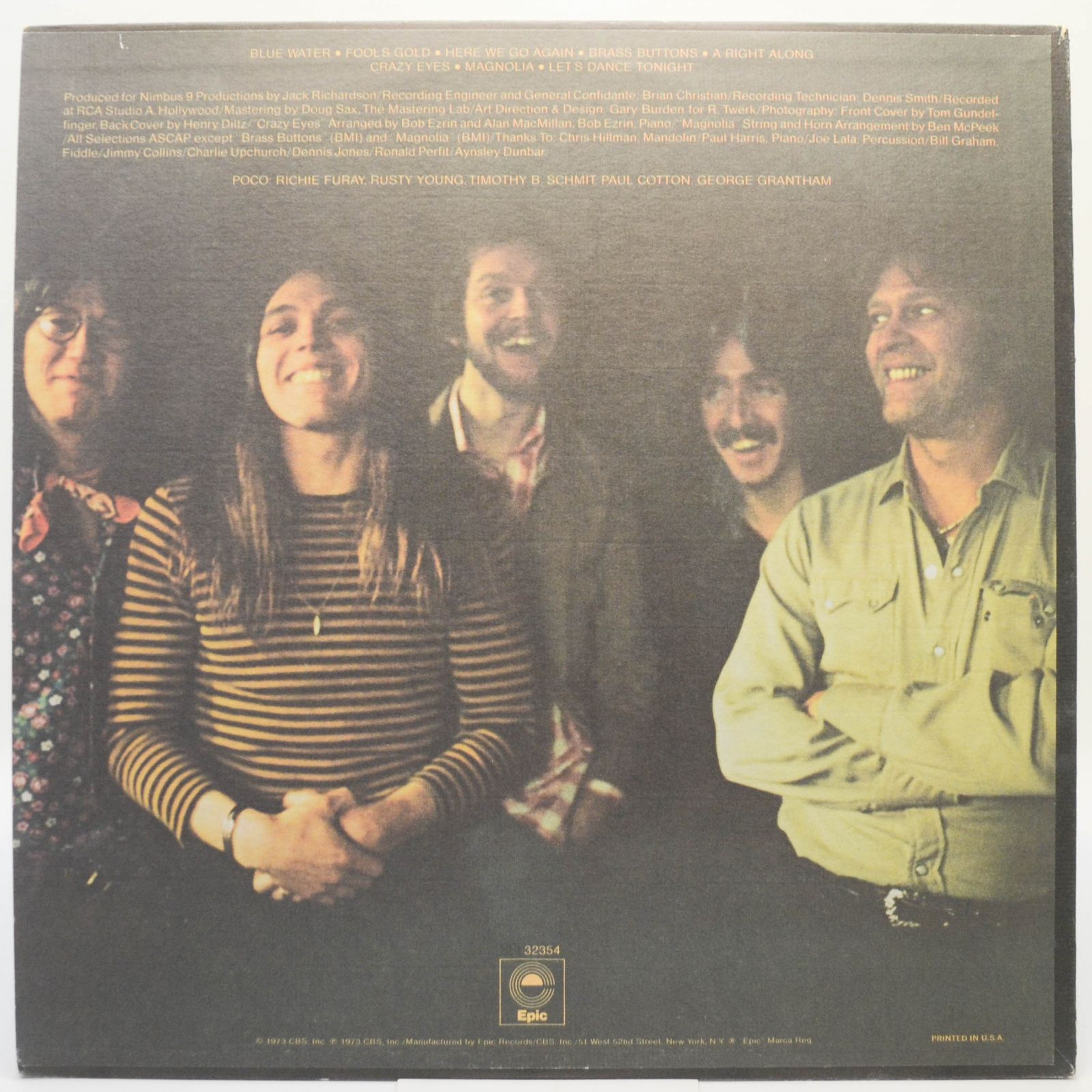 Poco — Crazy Eyes (USA), 1973