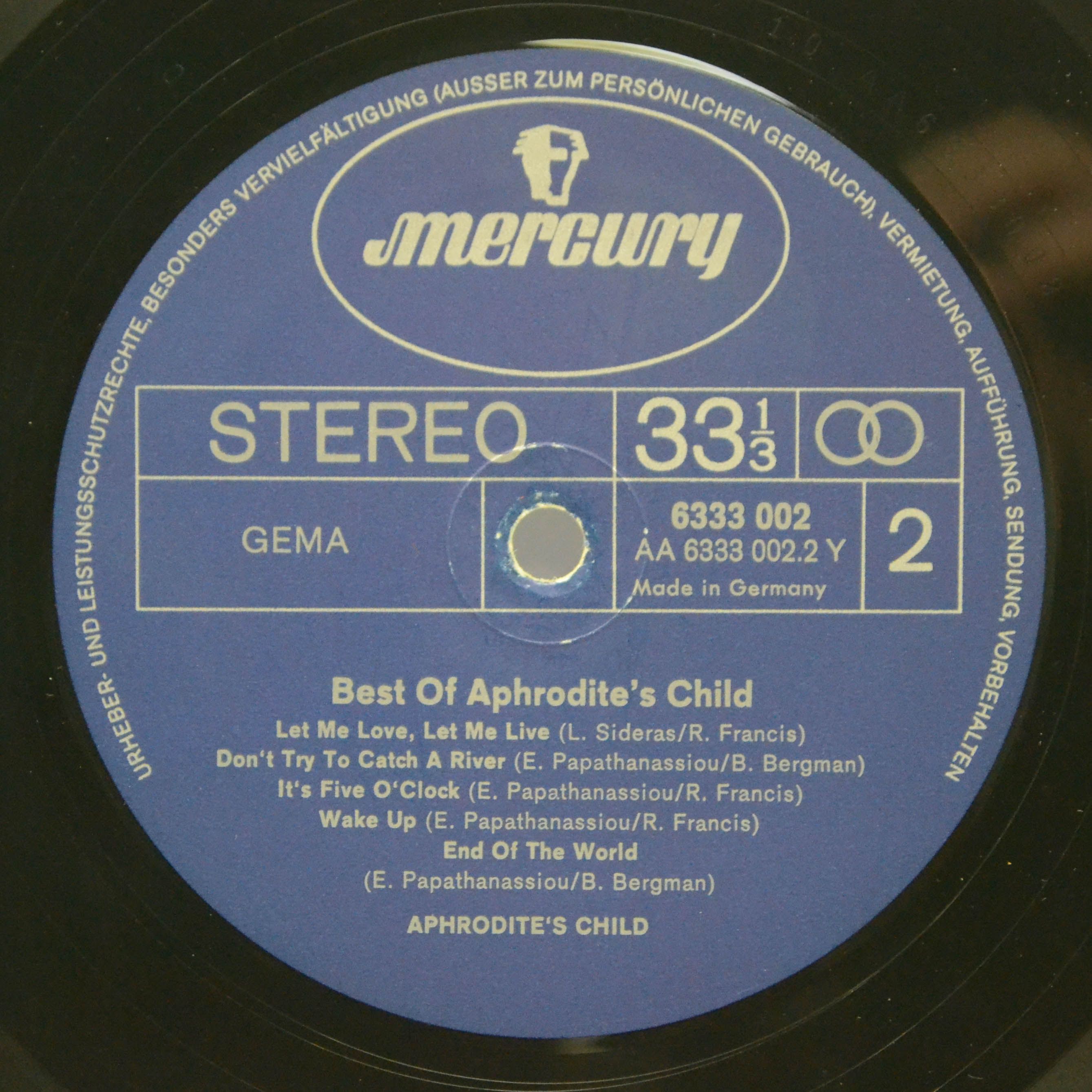 Aphrodite's Child — Best Of Aphrodite's Child, 1971