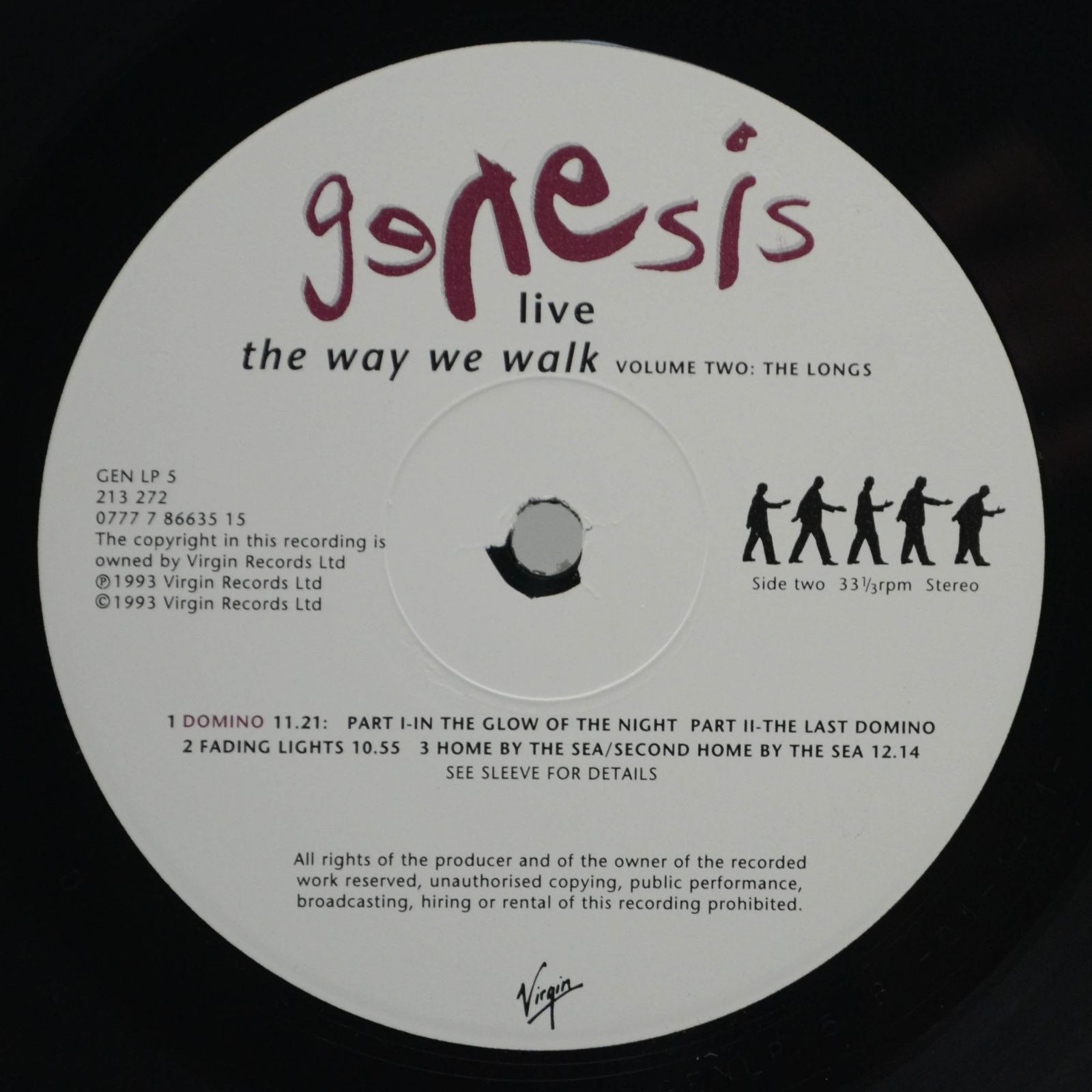 Genesis — Live / The Way We Walk (Volume Two: The Longs), 1993