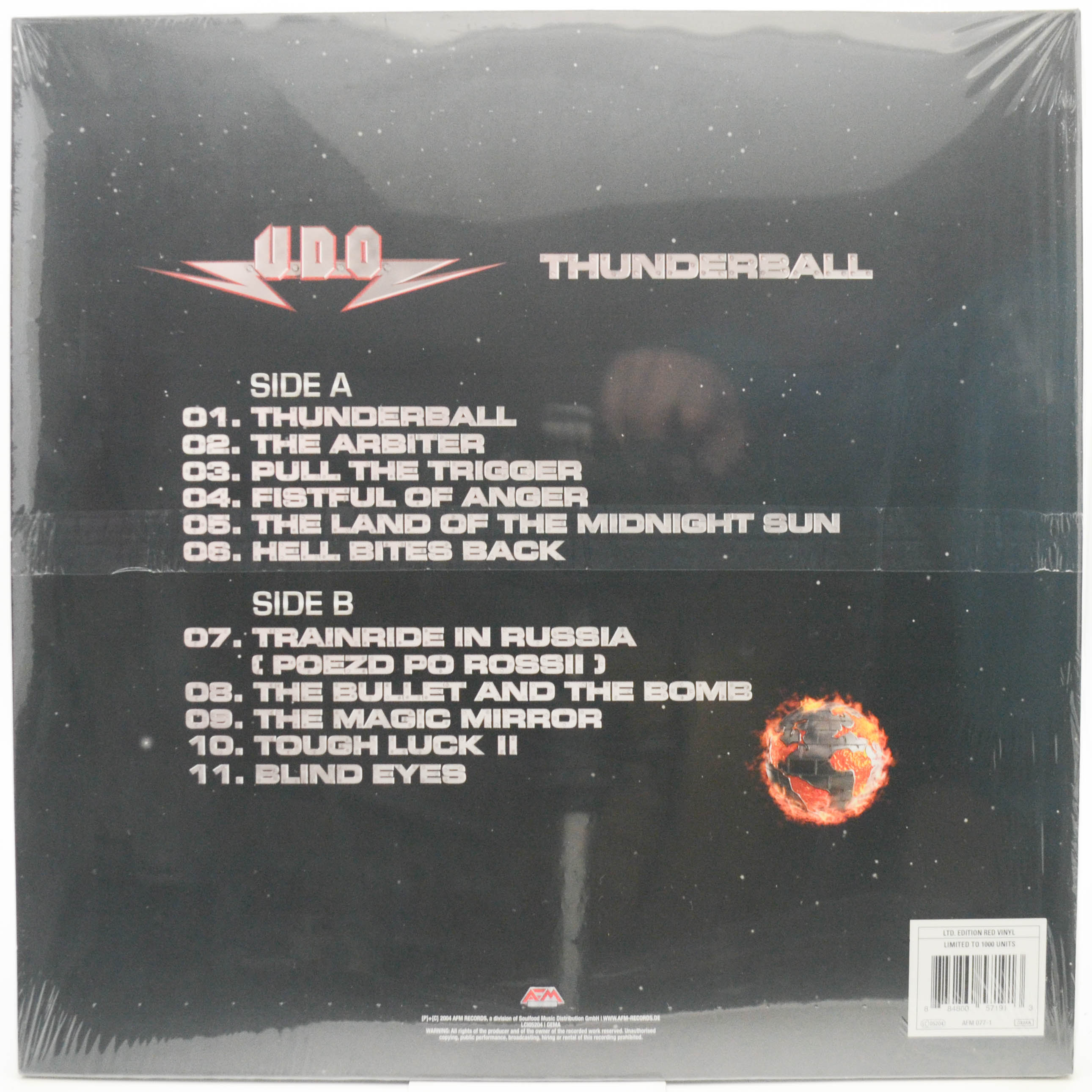U.D.O. — Thunderball, 2004