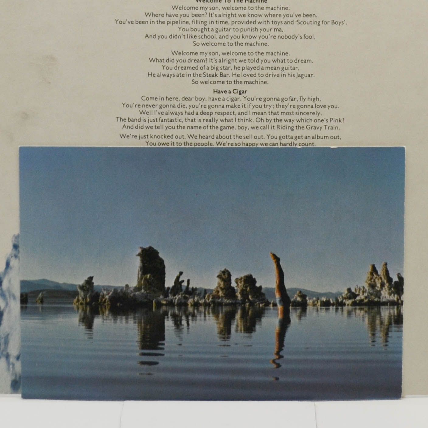 Pink Floyd — Wish You Were Here (postcard), 1975