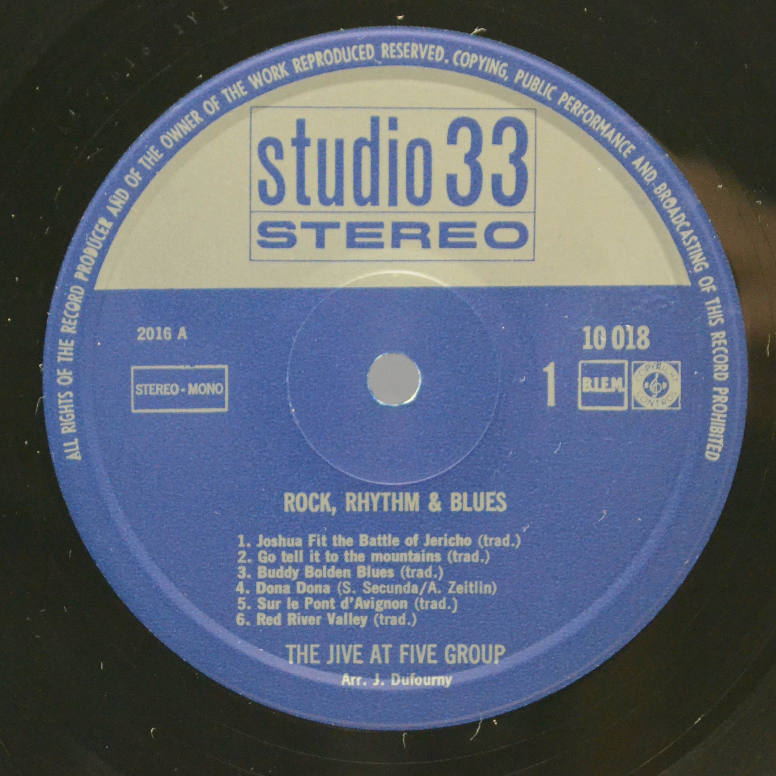 Jive At Five Group — Rock, Rhythm & Blues,