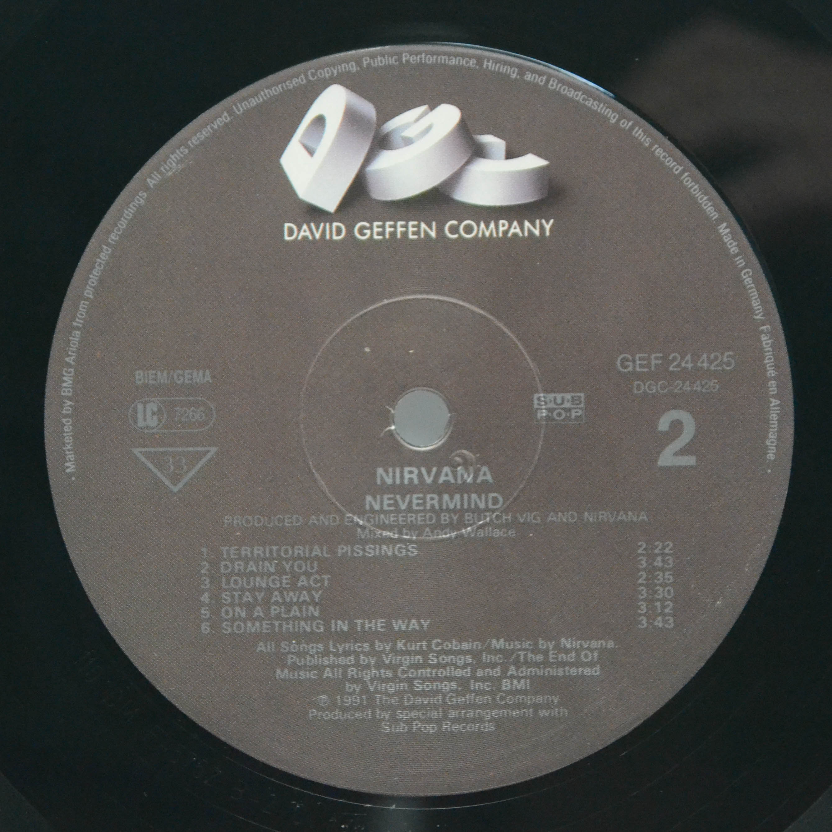 Nirvana — Nevermind, 1991