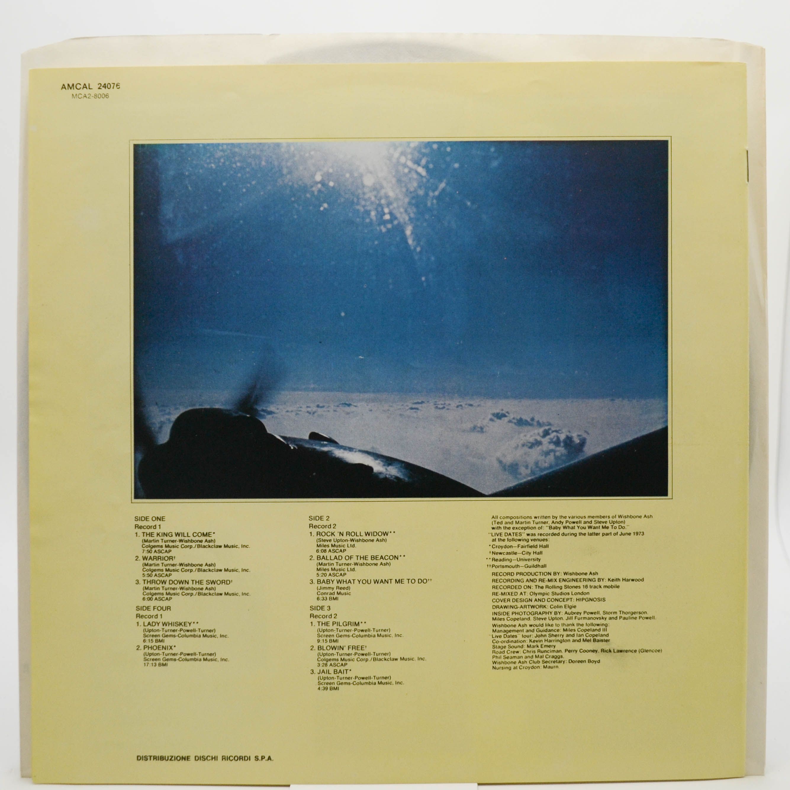 Wishbone Ash — Live Dates (2LP, booklet), 1973