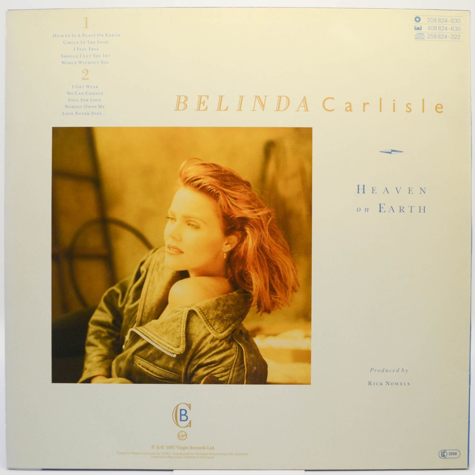 Belinda Carlisle — Heaven On Earth, 1987