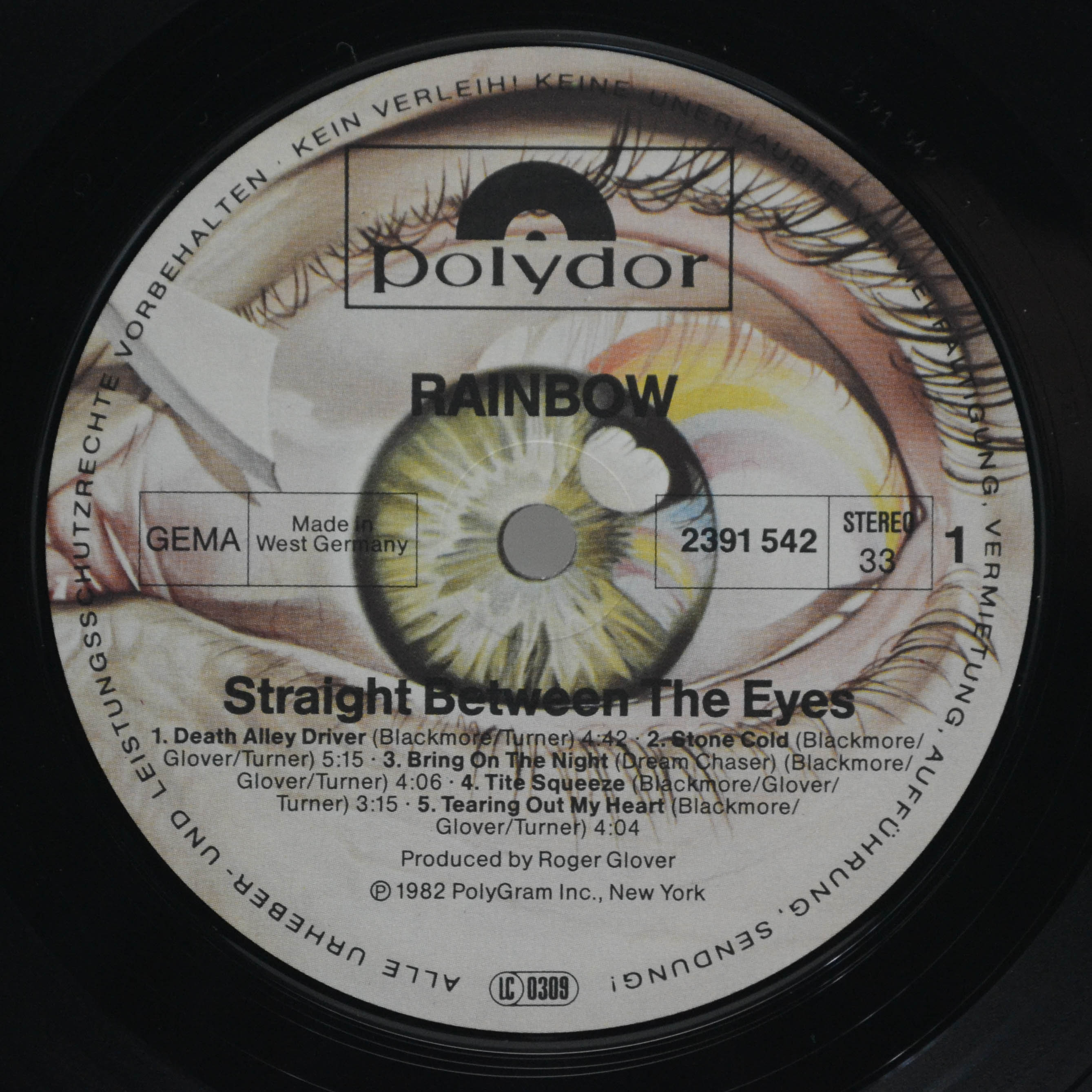 Rainbow — Straight Between The Eyes, 1982