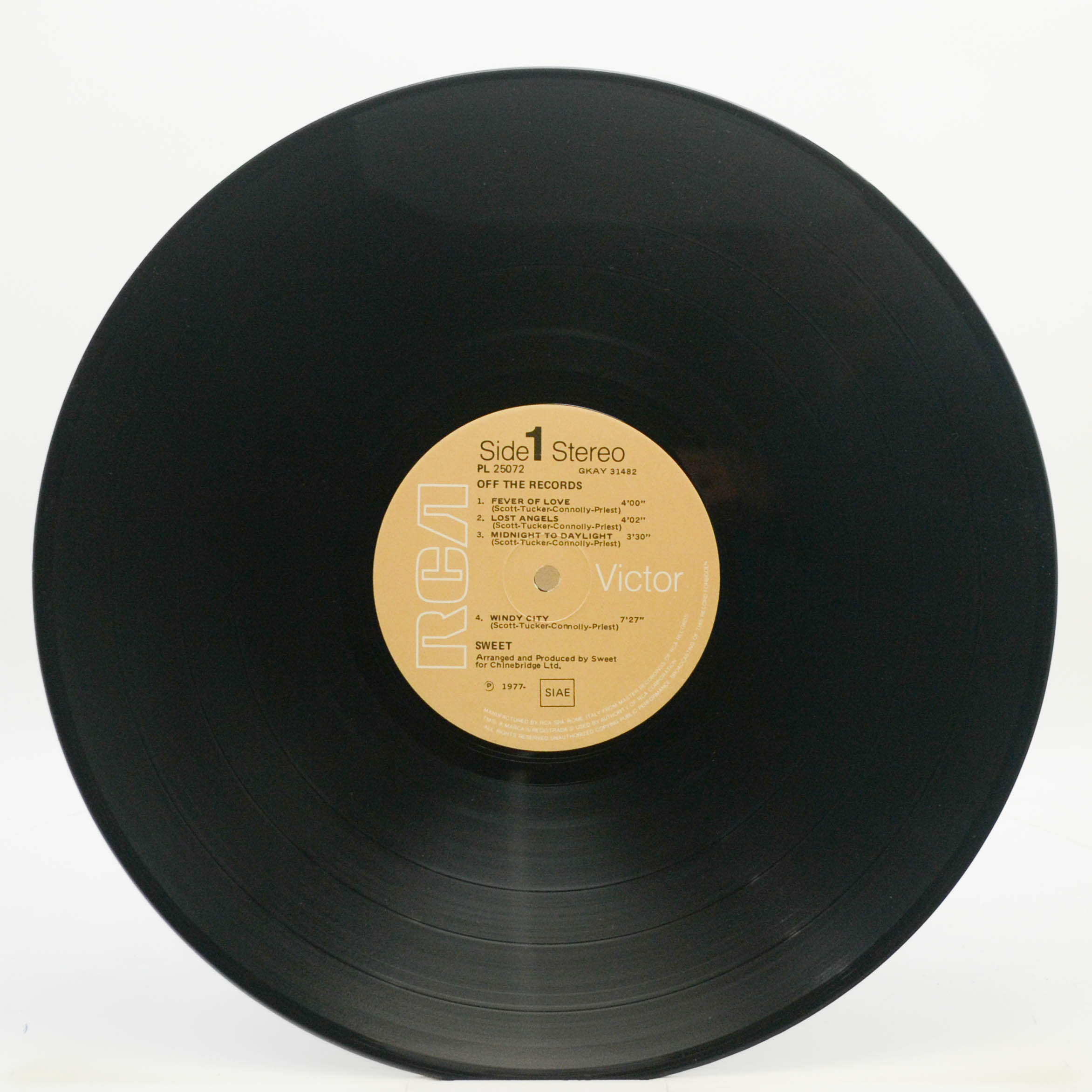 Виниловая пластинка Sweet — Off The Record, 1977