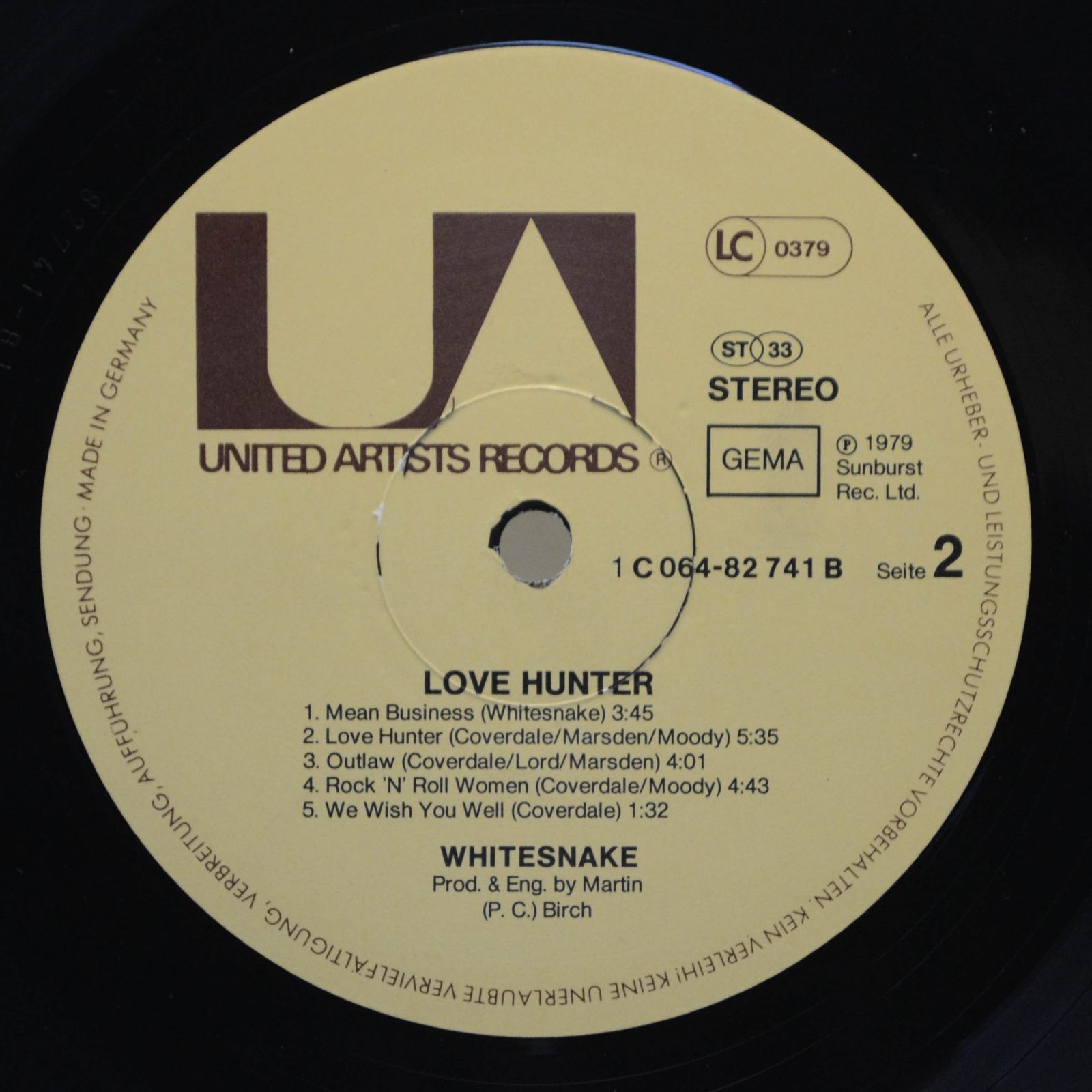 Whitesnake — Lovehunter, 1979
