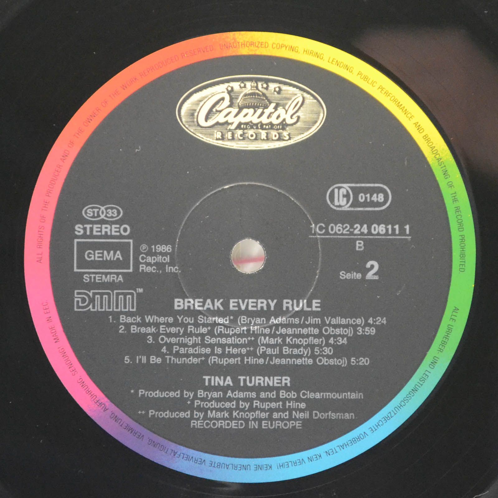 Tina Turner — Break Every Rule, 1986